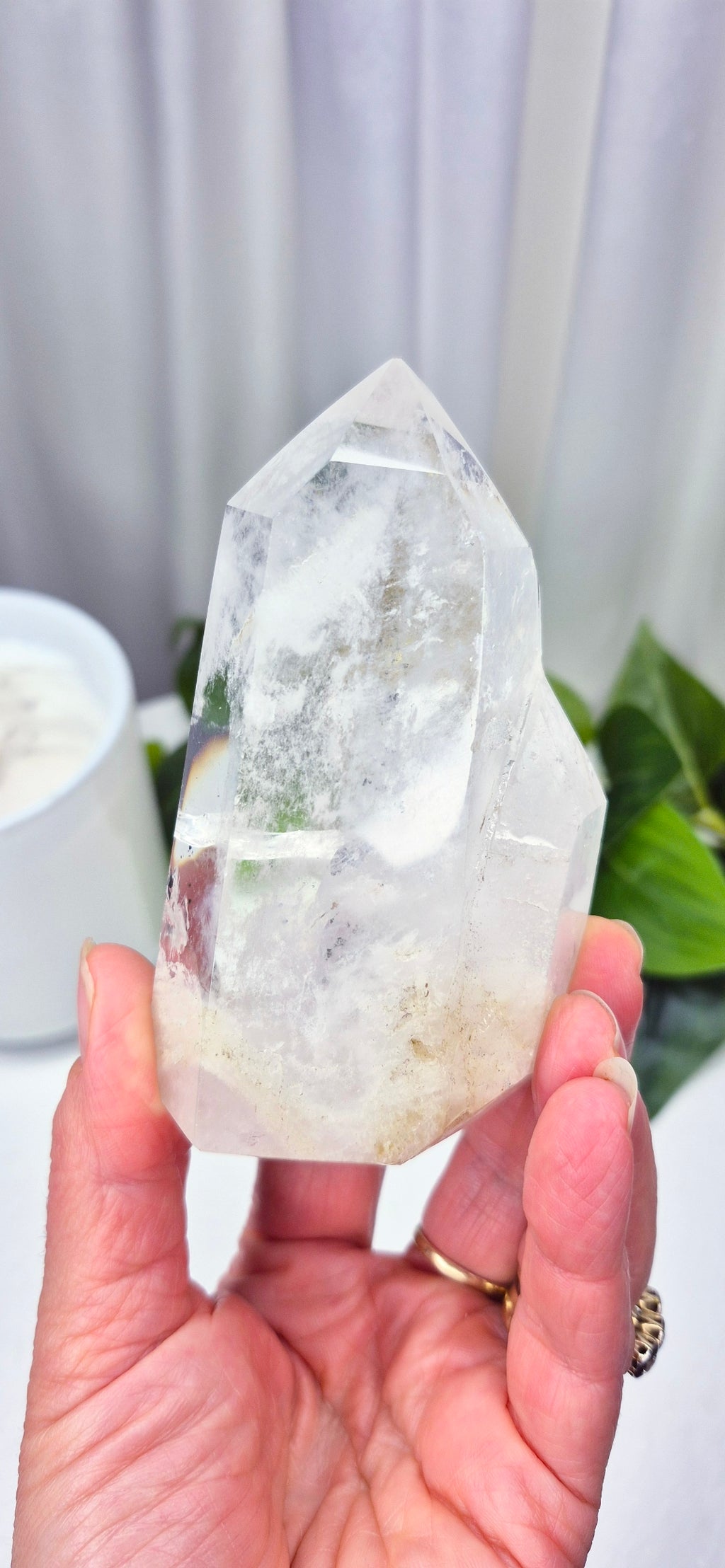 Madagascan Included Quartz Twin Flame #E