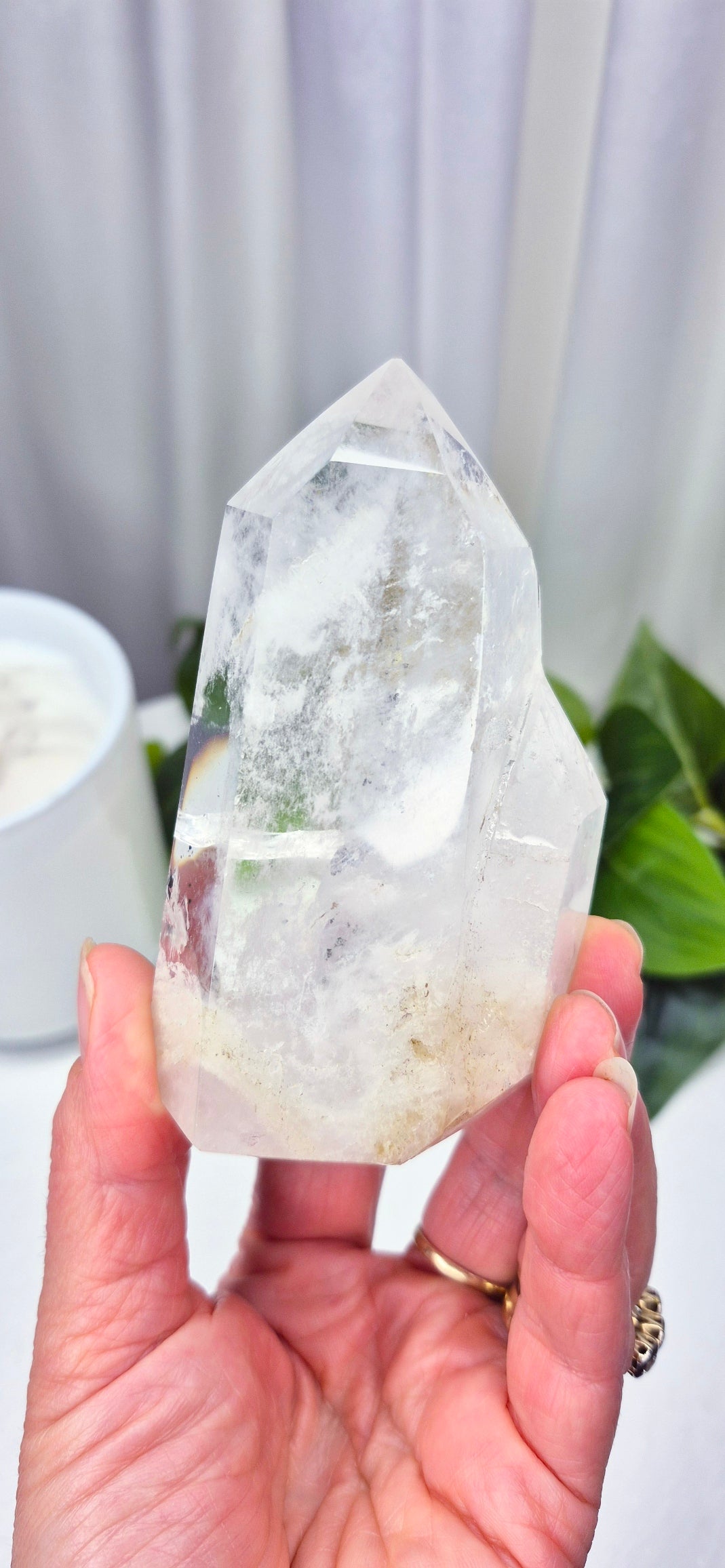Madagascan Included Quartz Twin Flame #E
