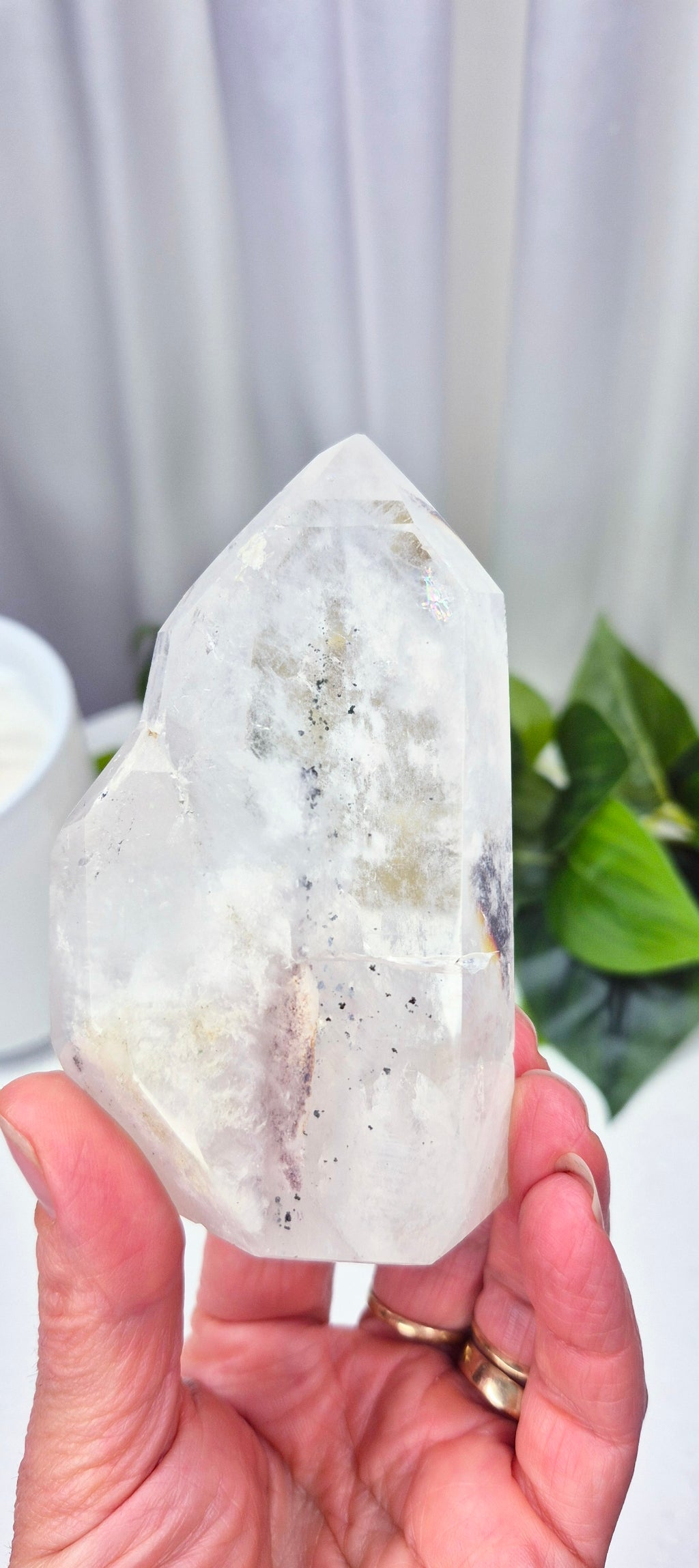 Madagascan Included Quartz Twin Flame #E