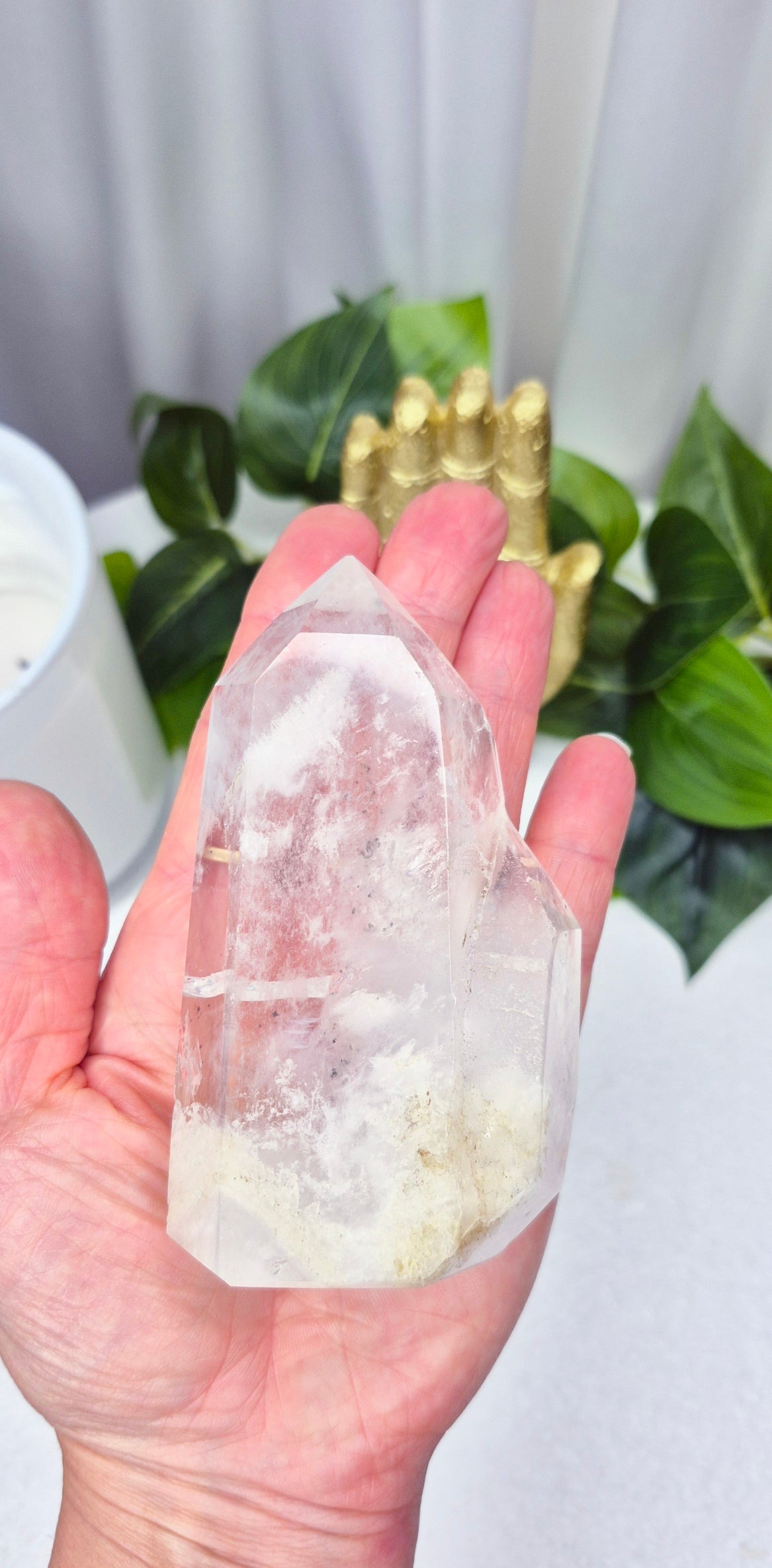 Madagascan Included Quartz Twin Flame #E