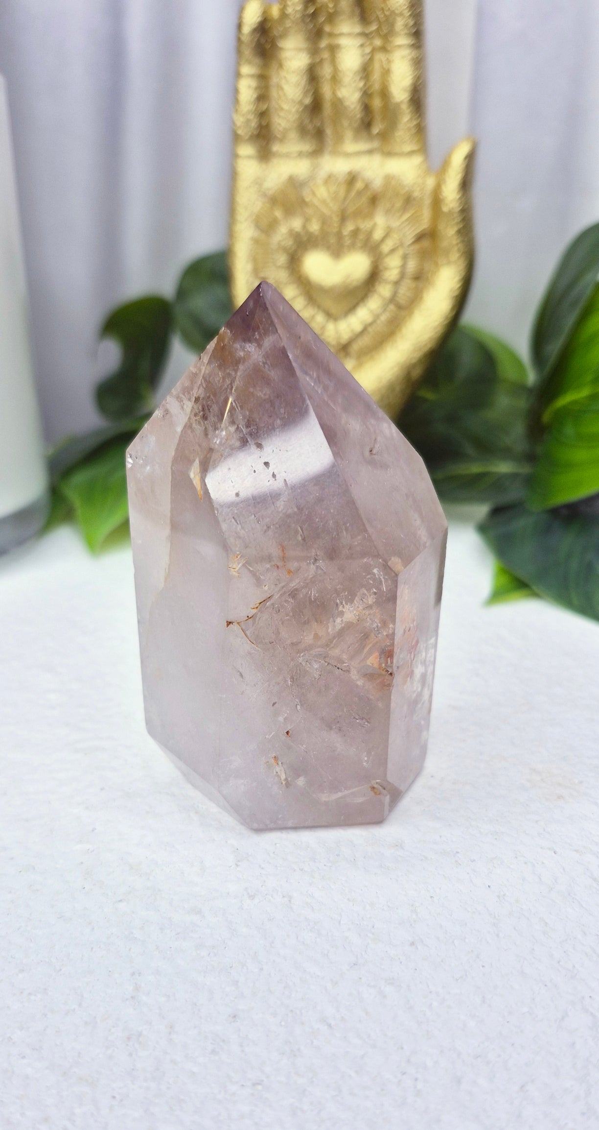 Madagascan Included Smoky Quartz Point #G