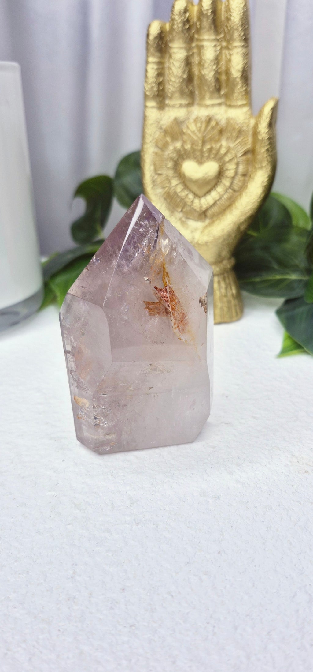 Madagascan Included Smoky Quartz Point #G