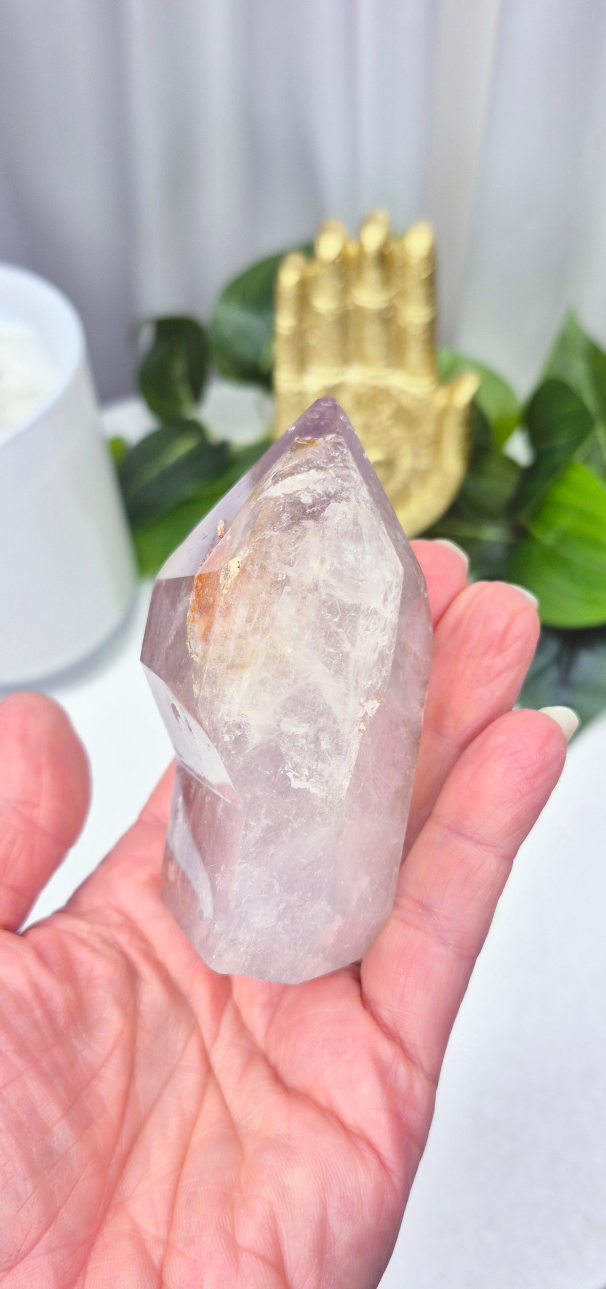 Madagascan Included Smoky Quartz Point #G