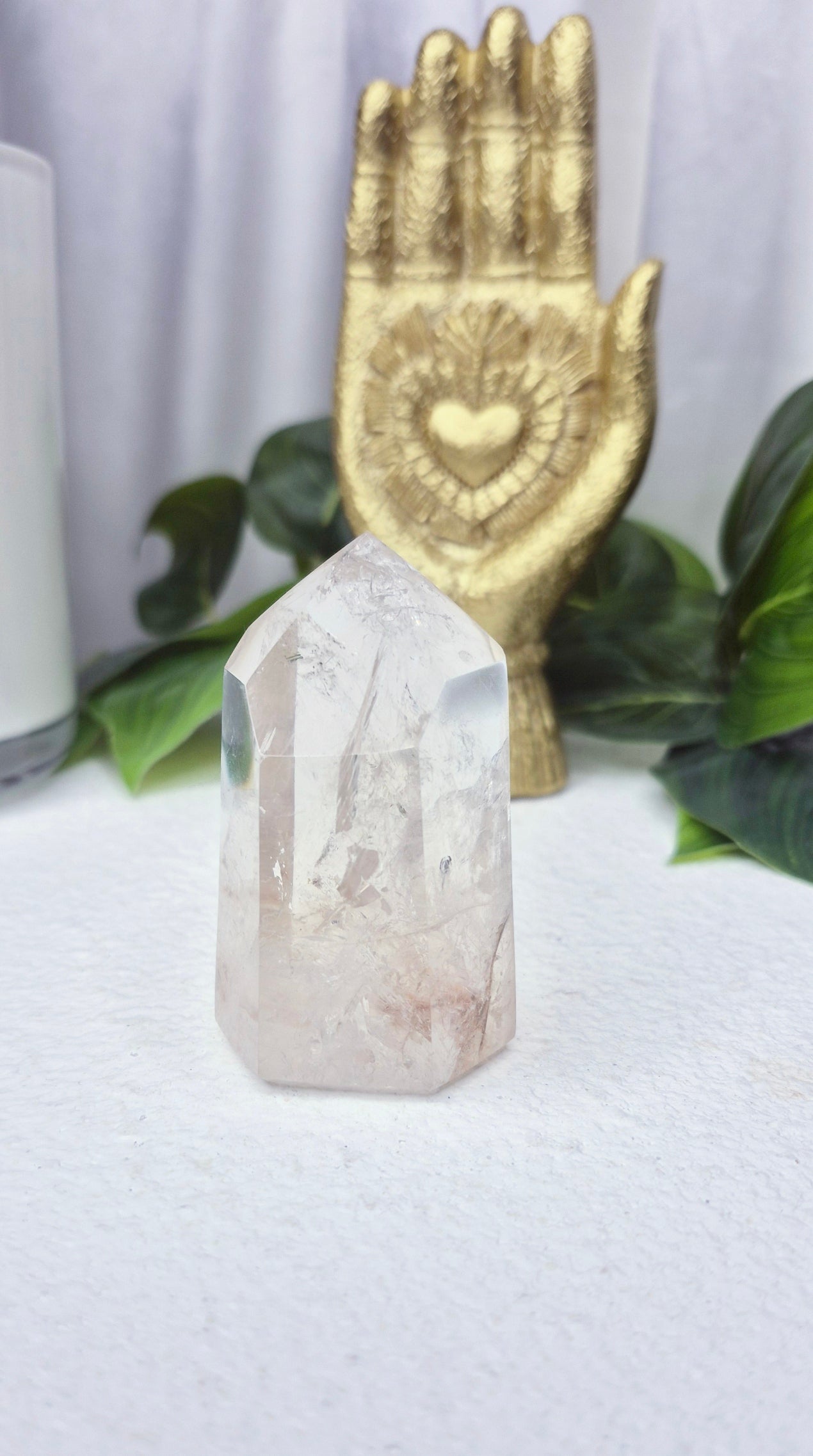 Madagascan Included Quartz Point #H