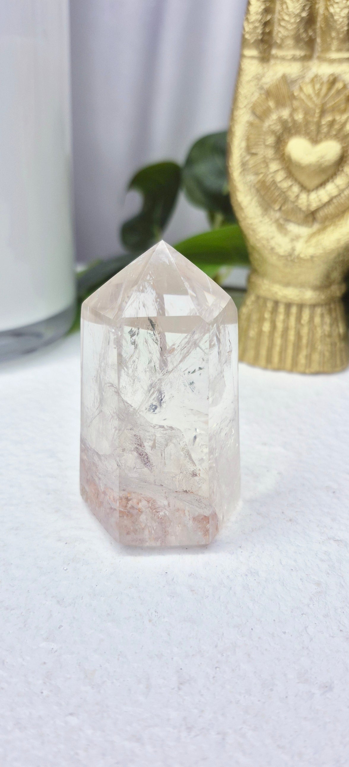 Madagascan Included Quartz Point #H