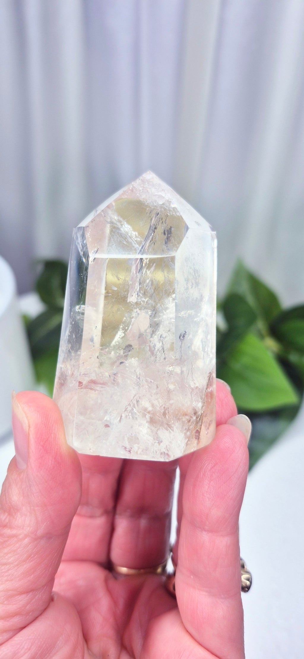 Madagascan Included Quartz Point #H