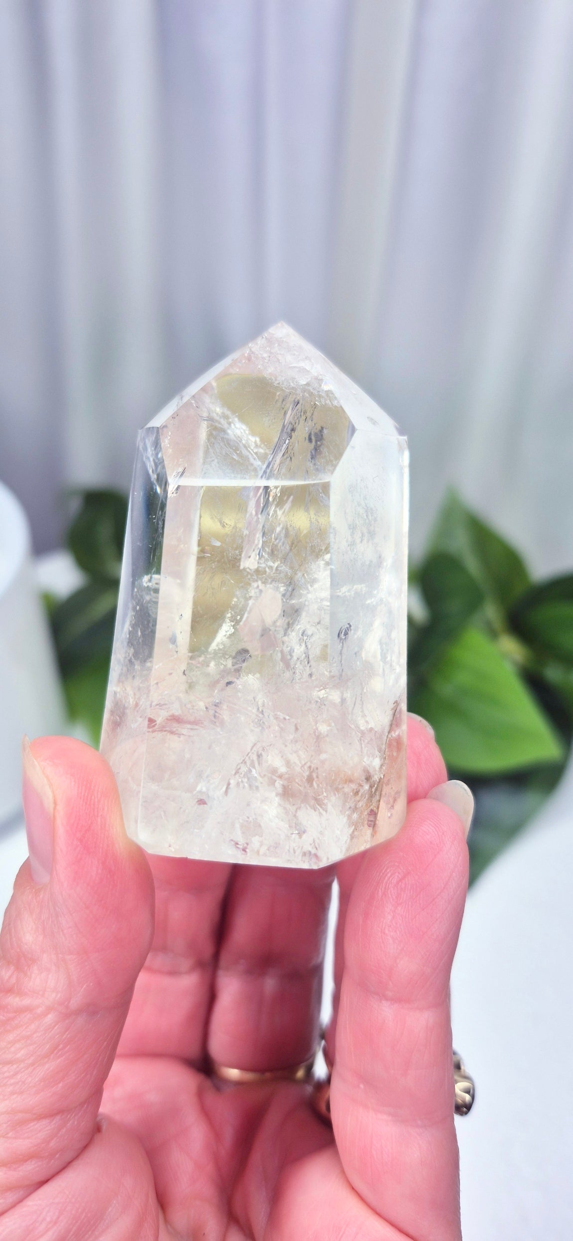Madagascan Included Quartz Point #H