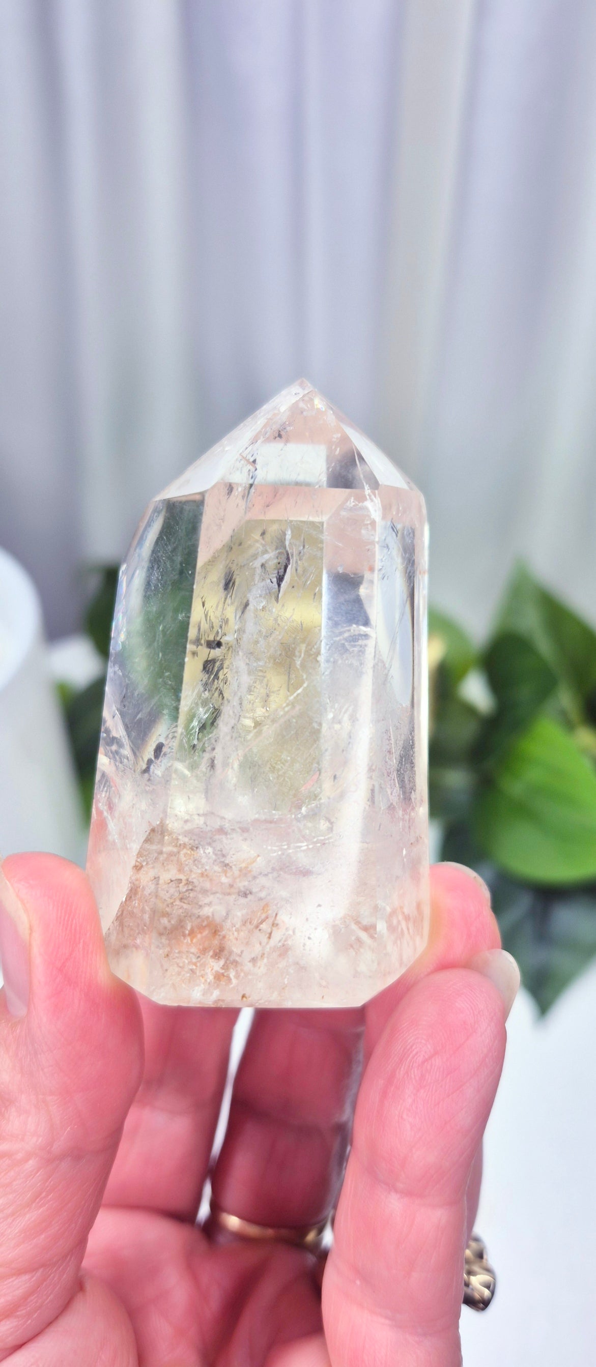 Madagascan Included Quartz Point #H