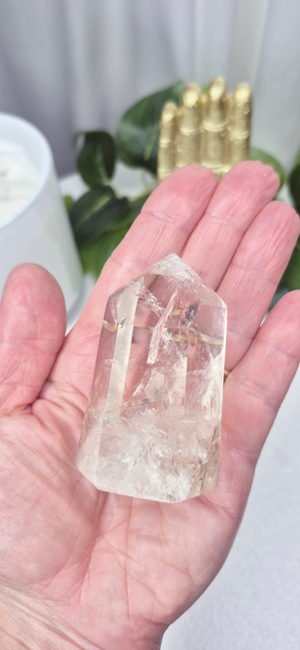 Madagascan Included Quartz Point #H