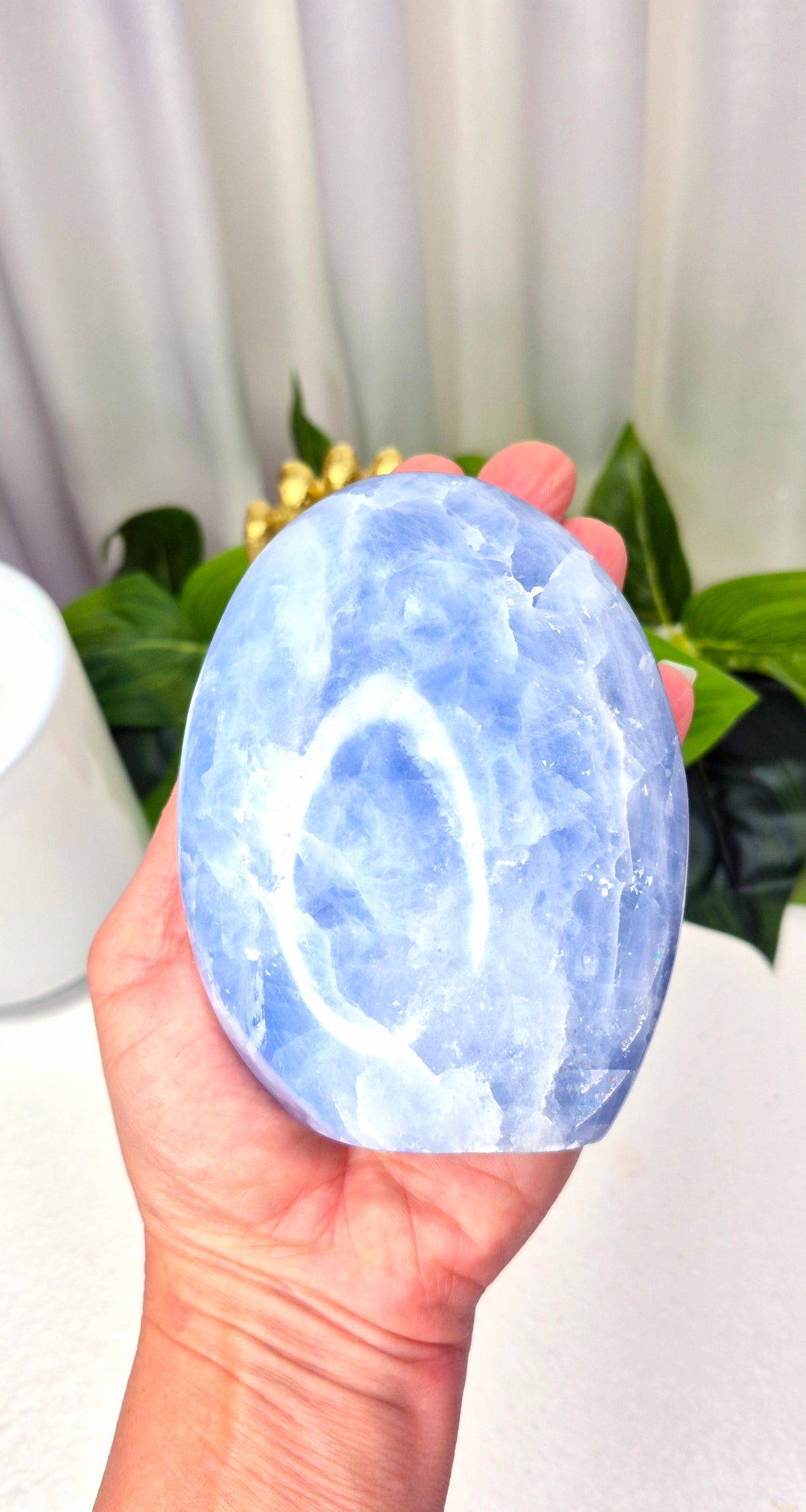 Blue Calcite Freeform #A