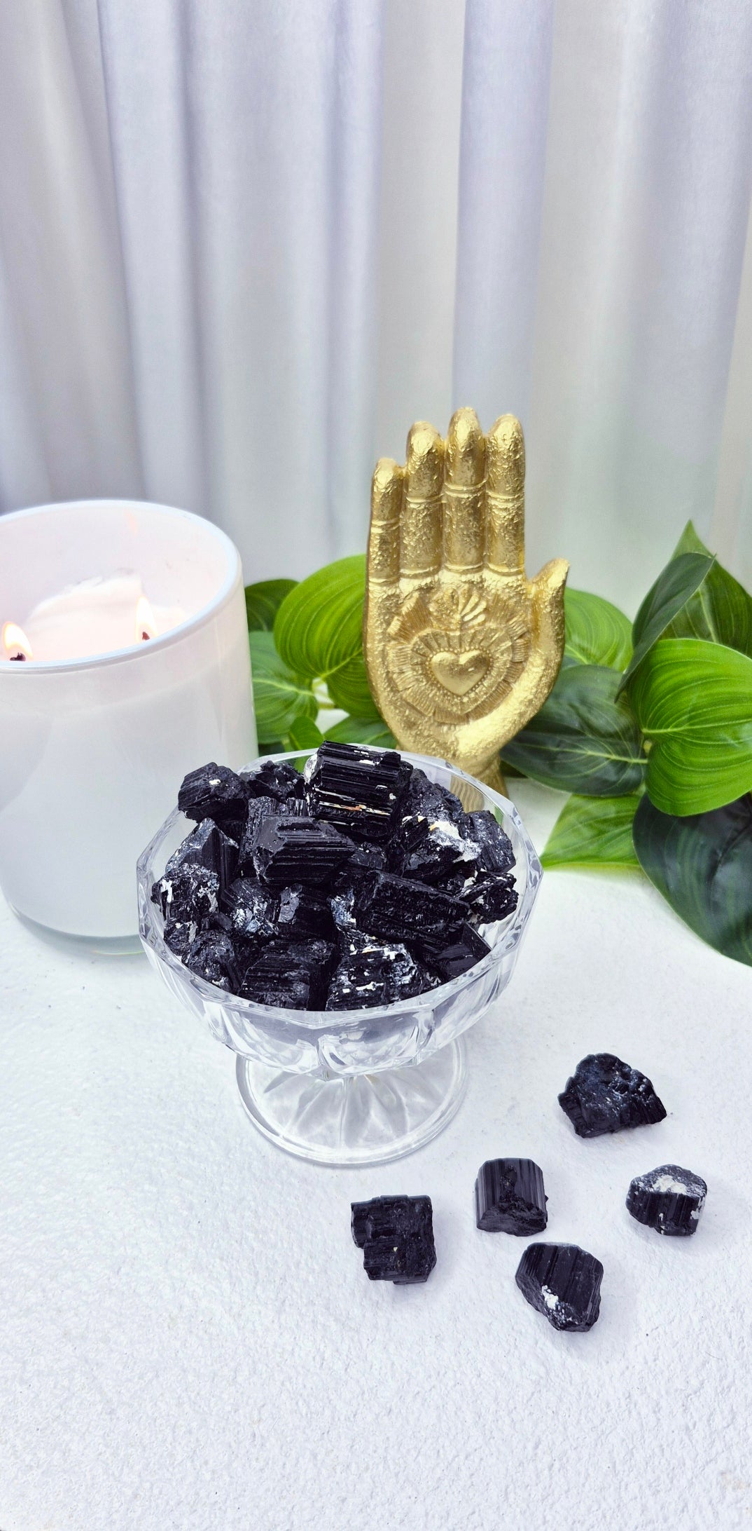 Black Tourmaline Raw Pieces (Mini)