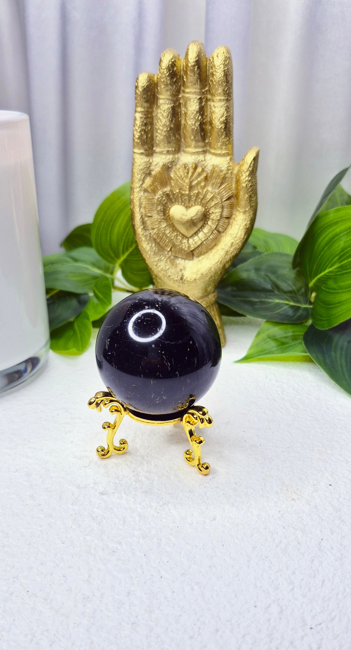Black Tourmaline Sphere