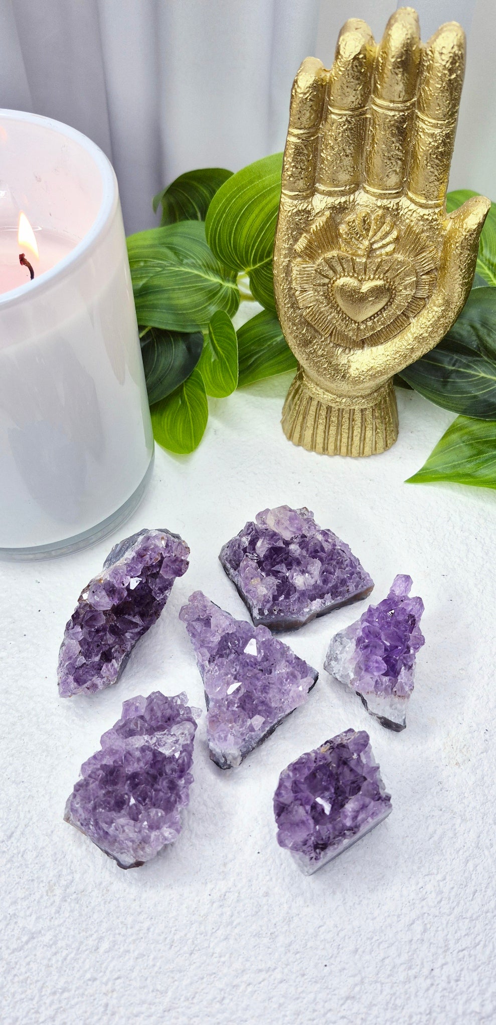Brazilian Raw Amethyst Hand Specimen (Large)