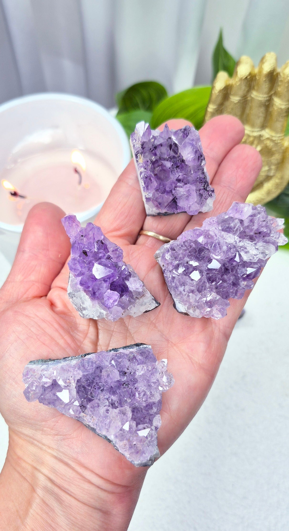Brazilian Raw Amethyst Hand Specimen (Large)
