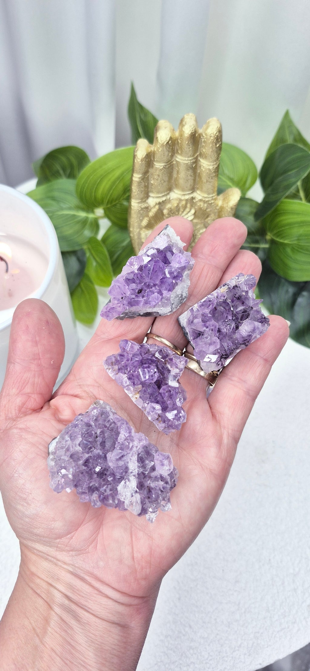 Brazilian Raw Amethyst Hand Specimen (Small)