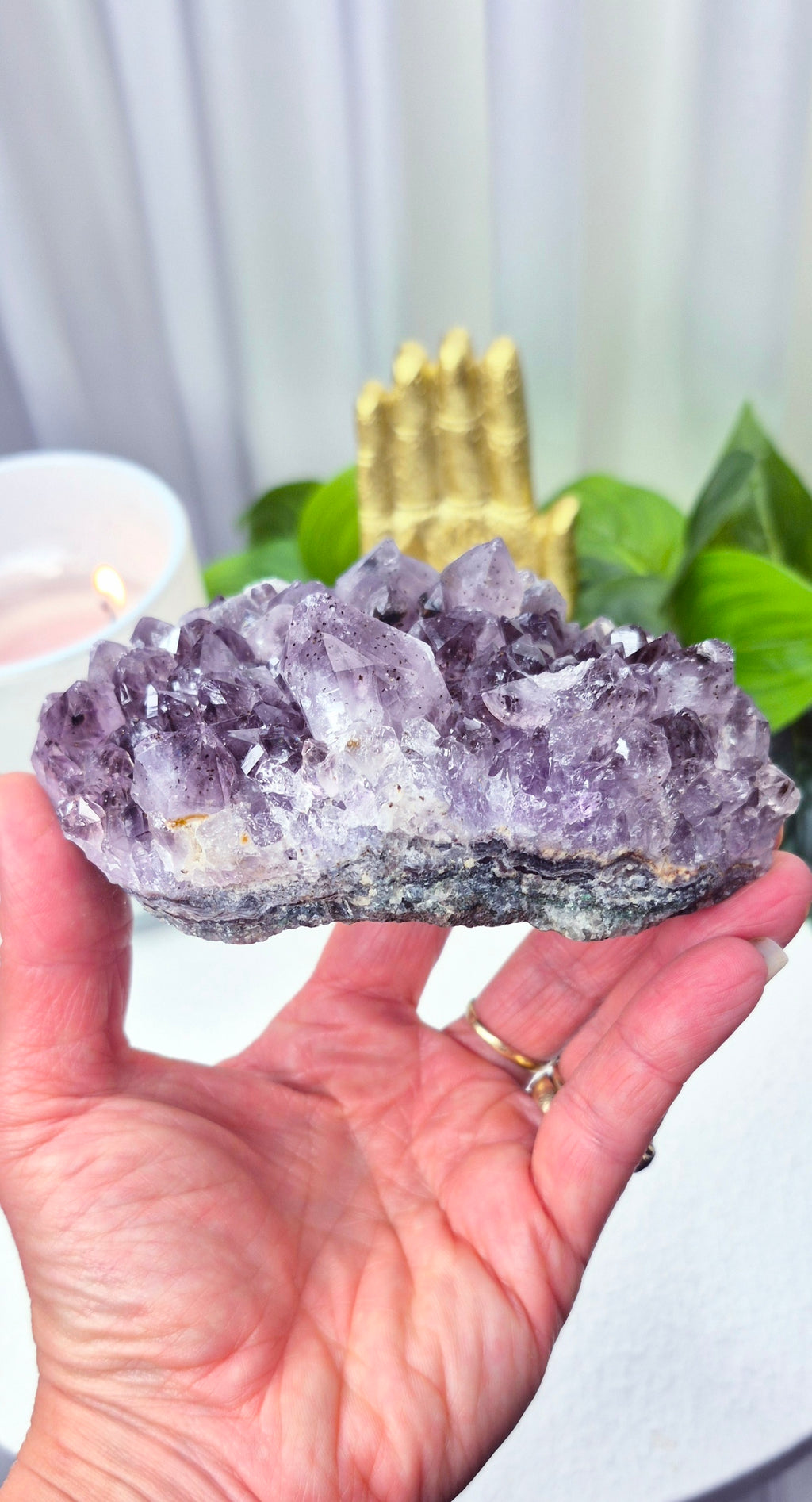 Raw Brazilian Amethyst Cluster #A