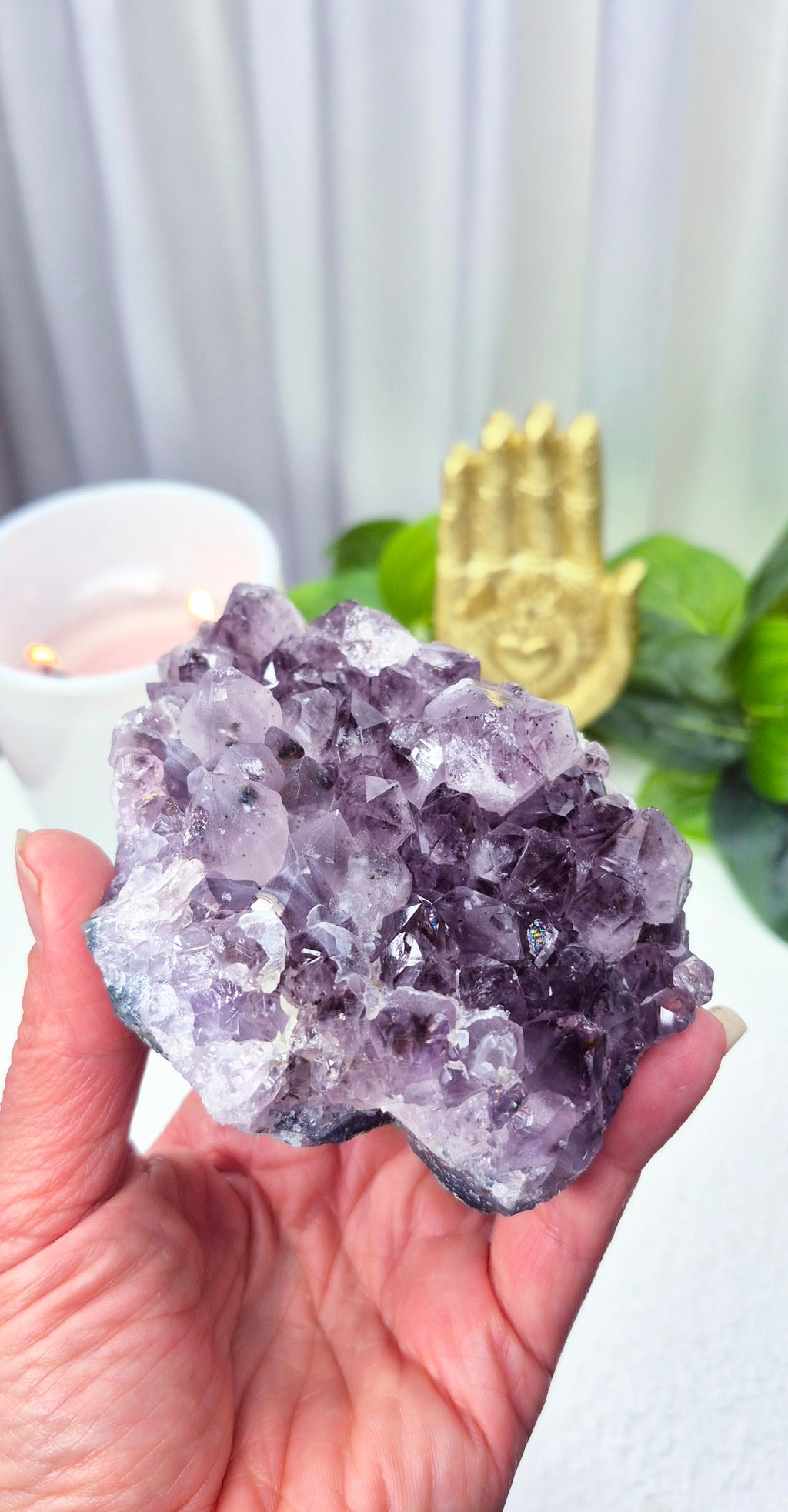 Raw Brazilian Amethyst Cluster #A