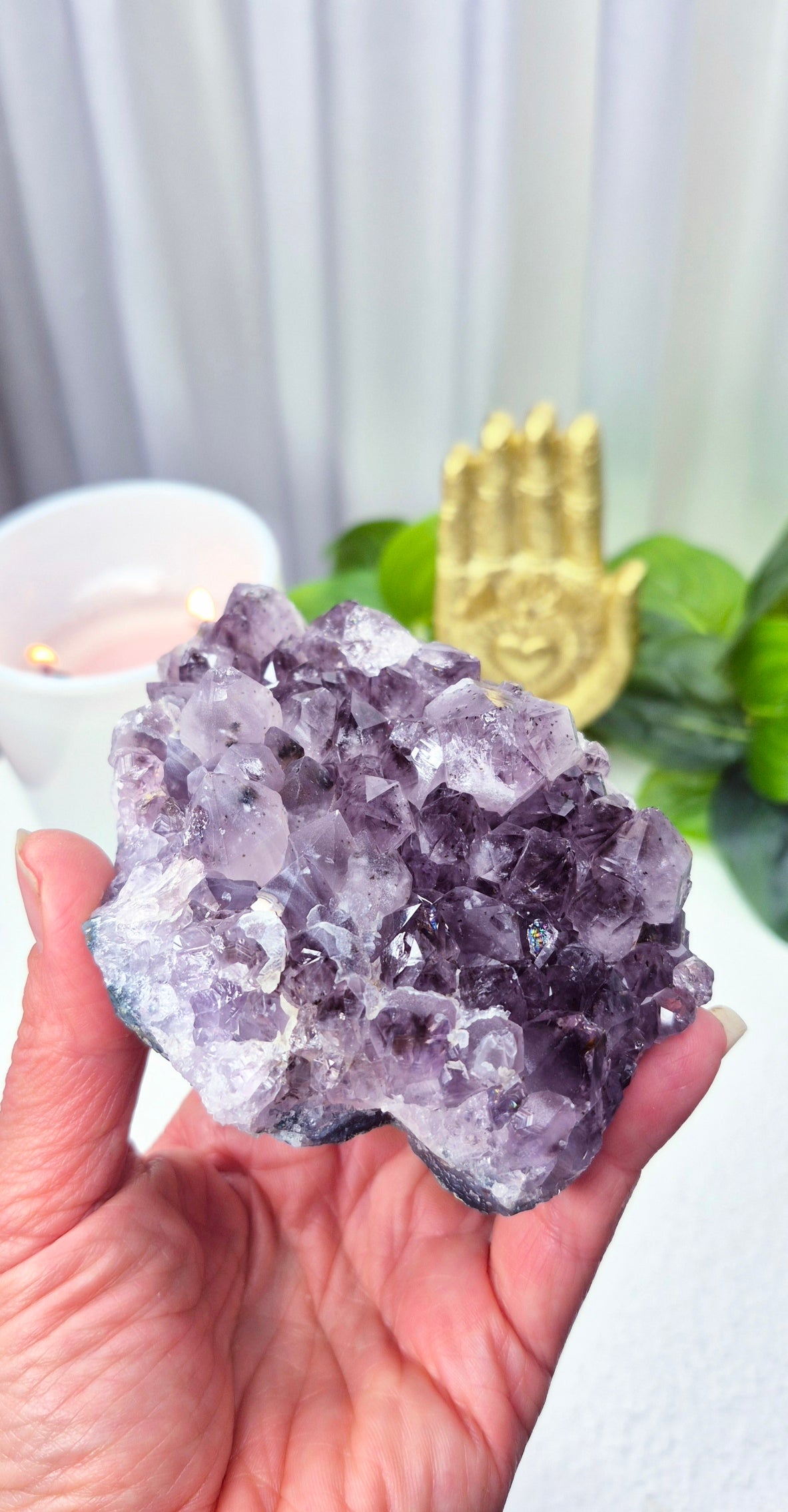 Raw Brazilian Amethyst Cluster #A