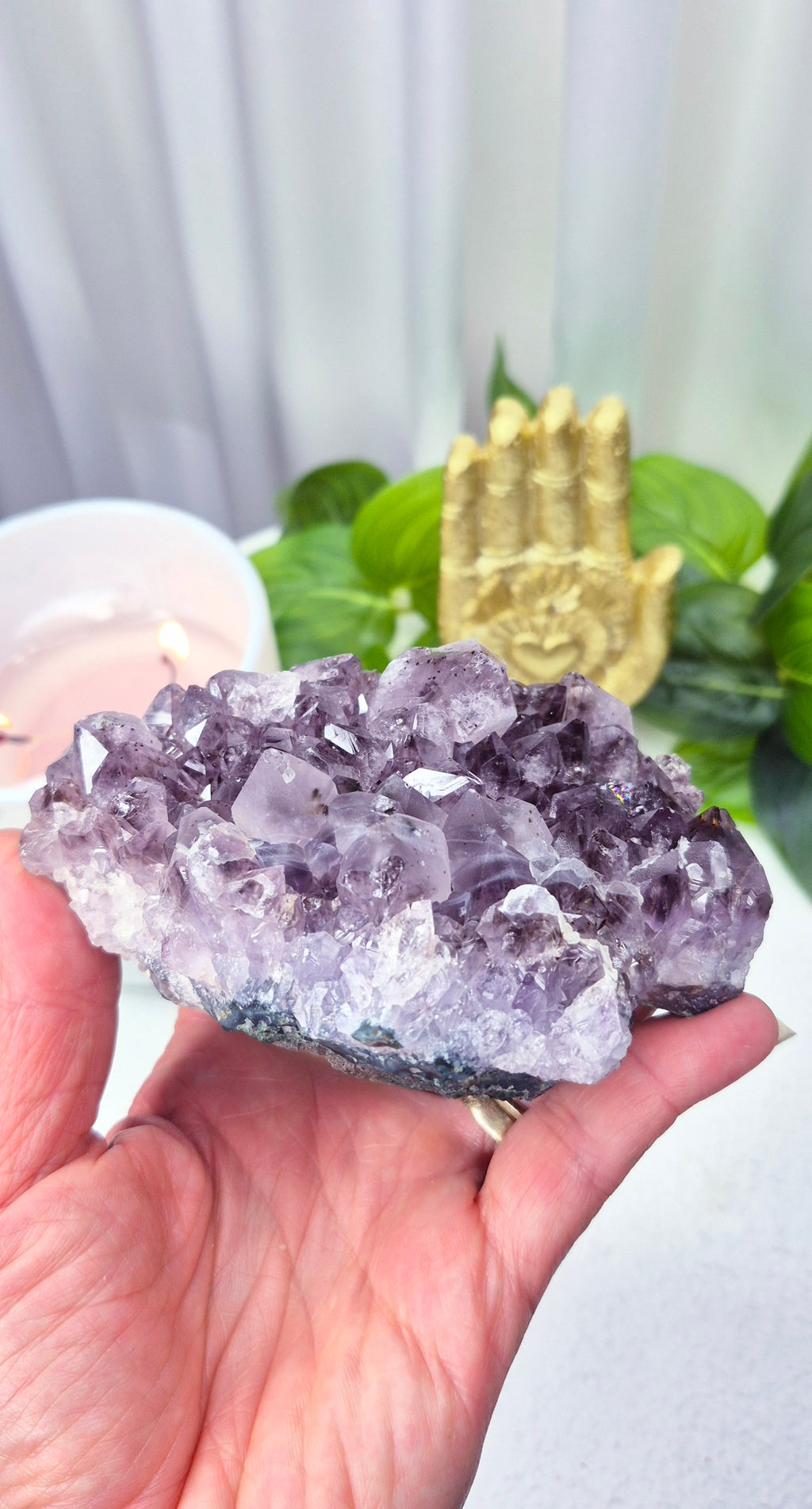 Raw Brazilian Amethyst Cluster #A