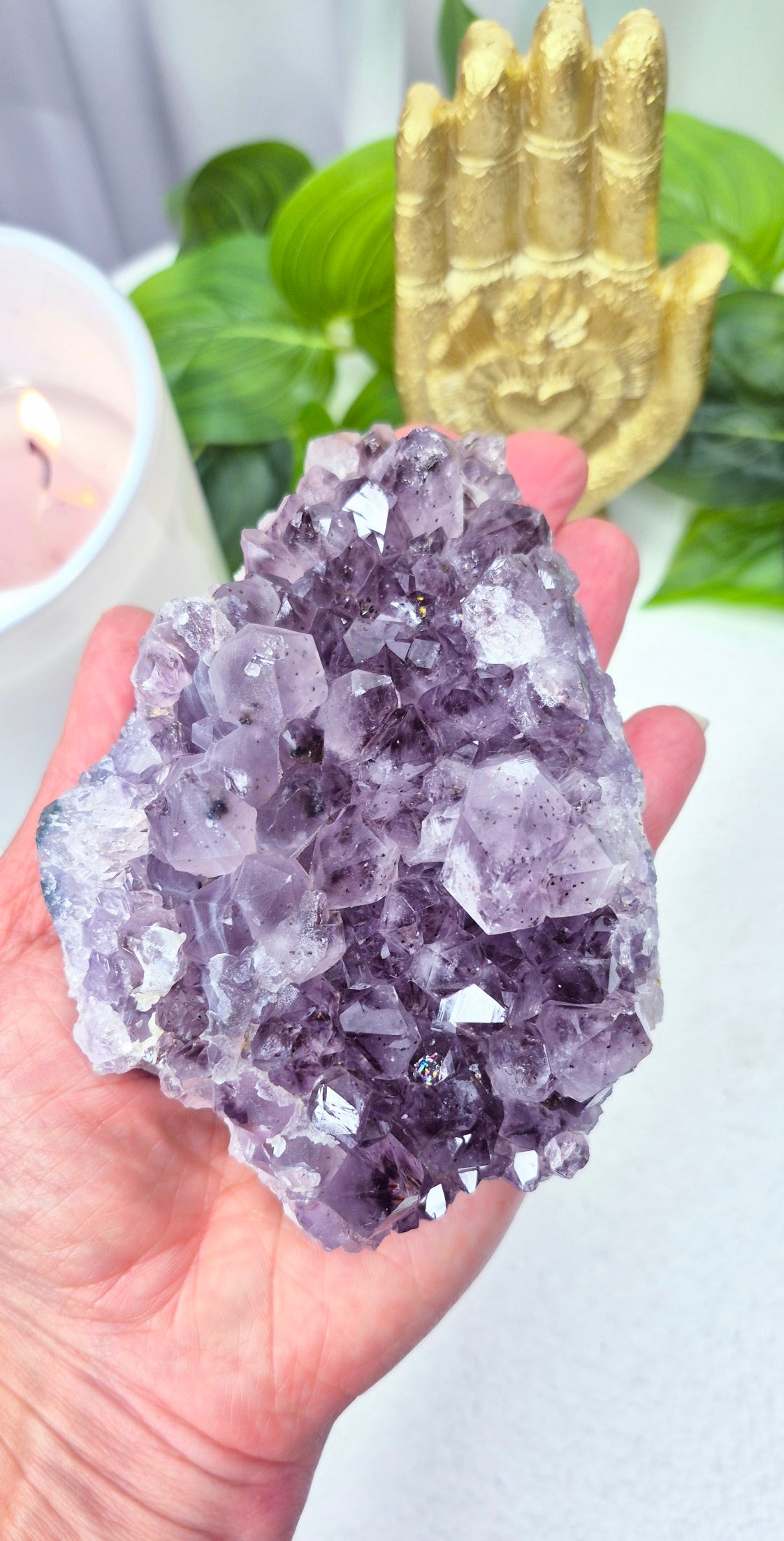Raw Brazilian Amethyst Cluster #A