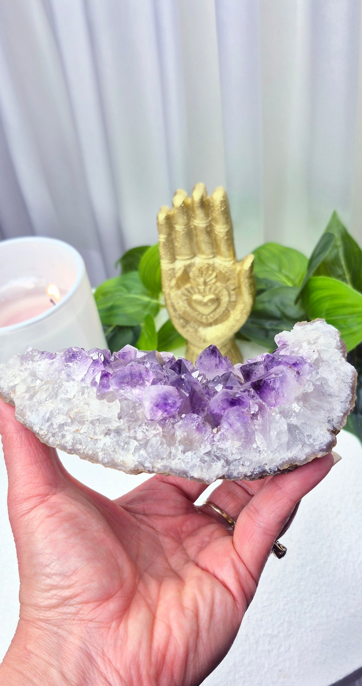 Raw Brazilian Amethyst Cluster #B