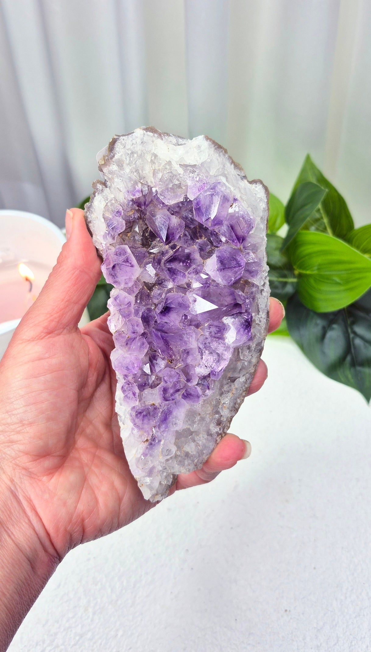 Raw Brazilian Amethyst Cluster #B