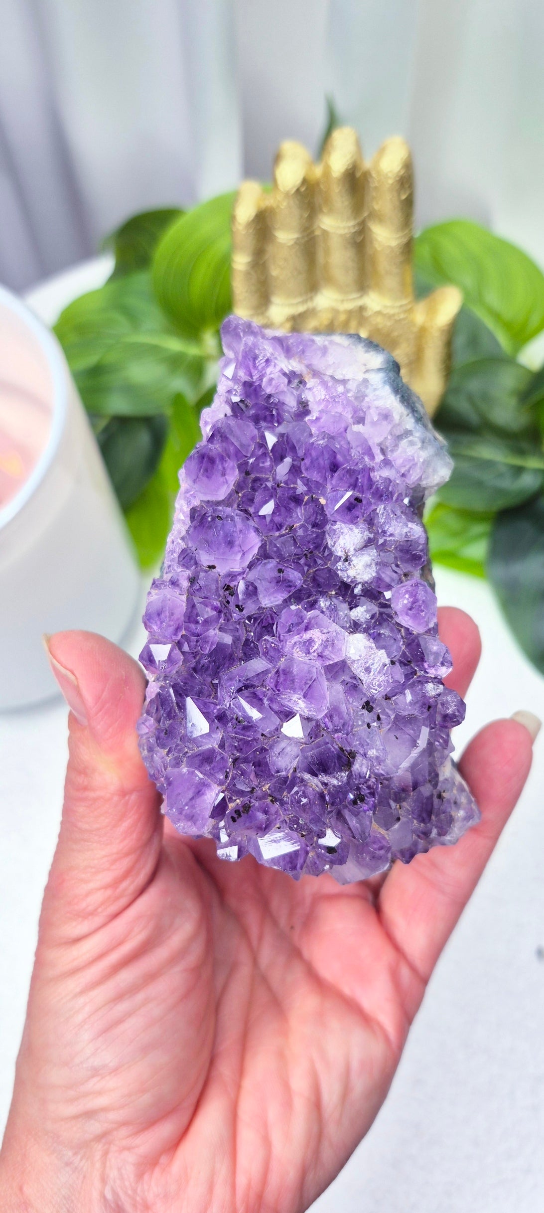 Raw Brazilian Amethyst Cluster #C