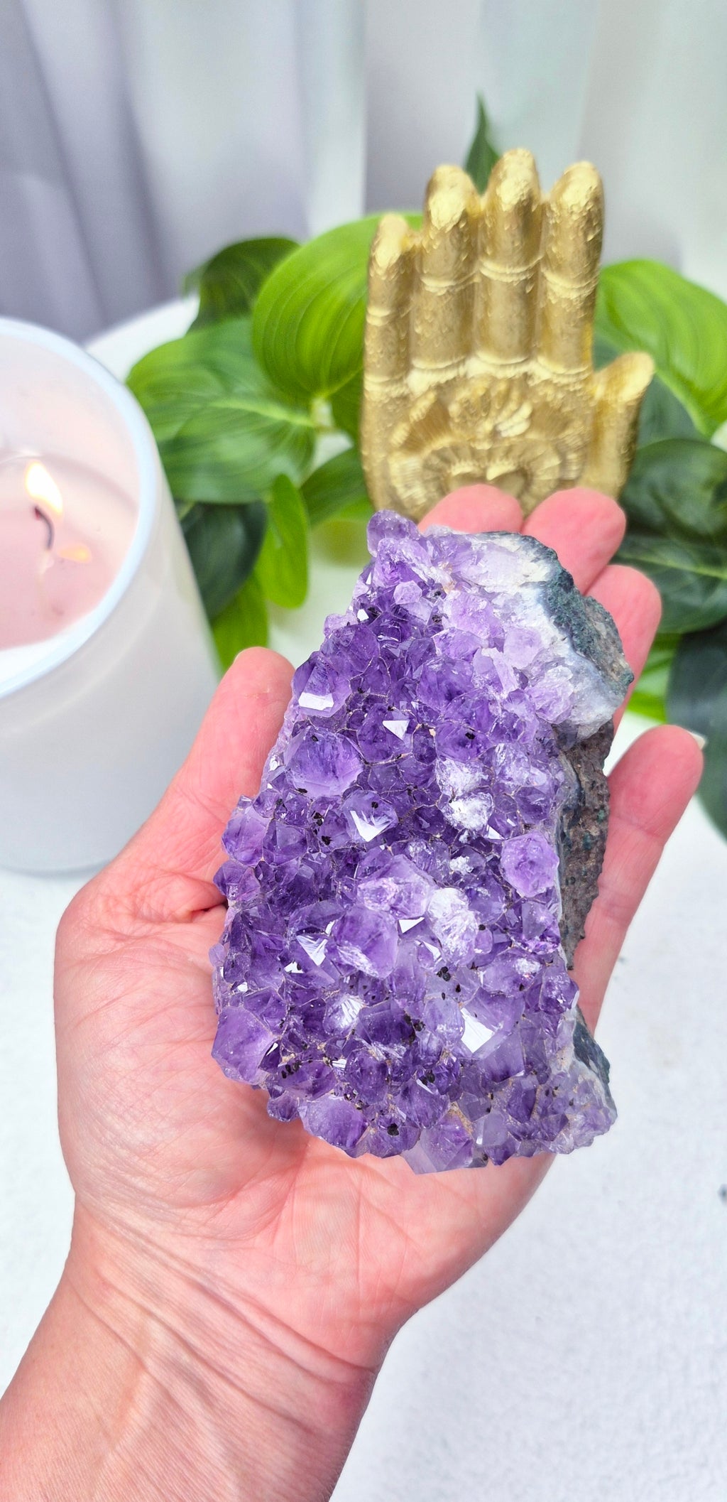 Raw Brazilian Amethyst Cluster #C