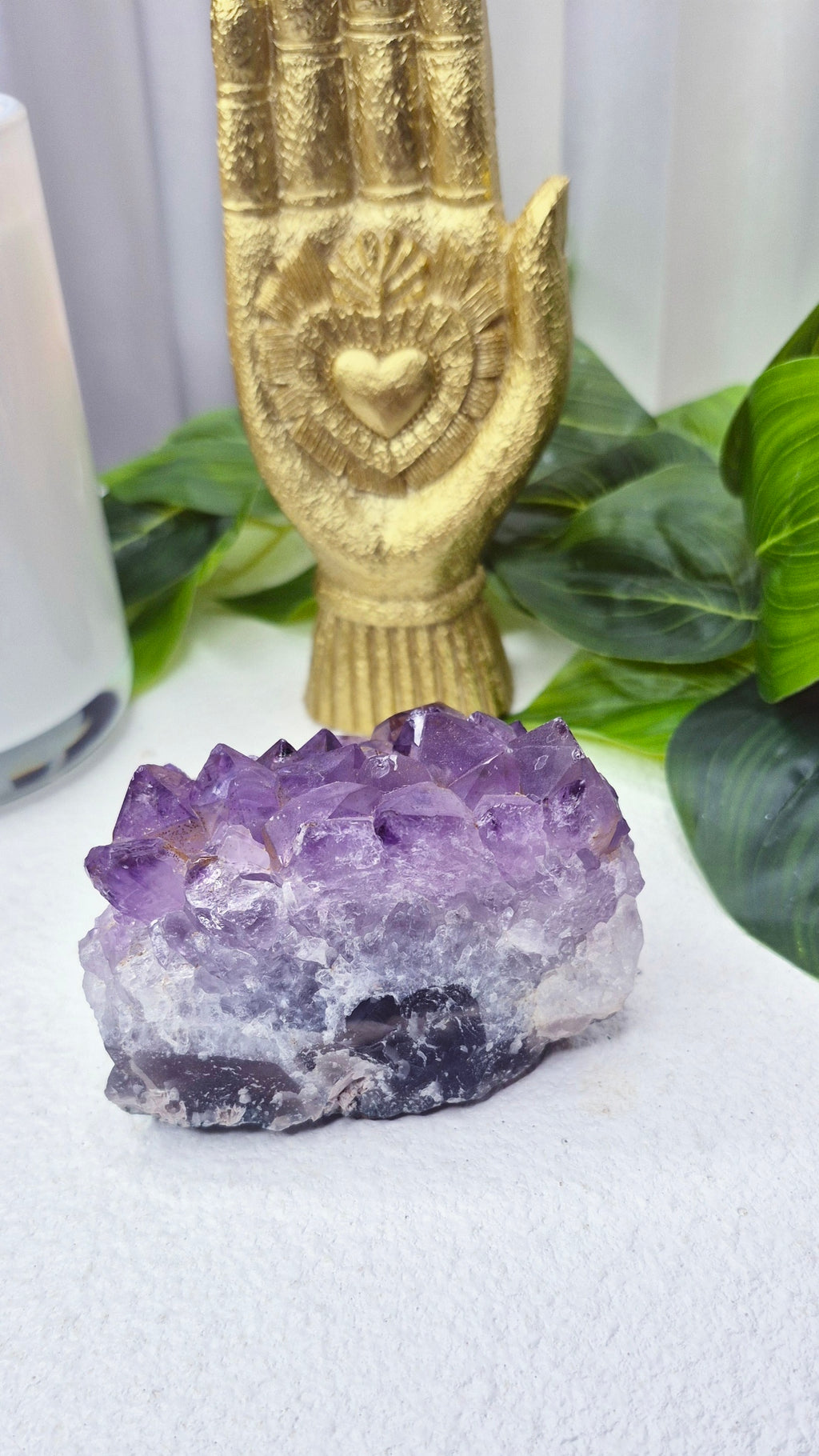 Raw Brazilian Amethyst Cluster #D