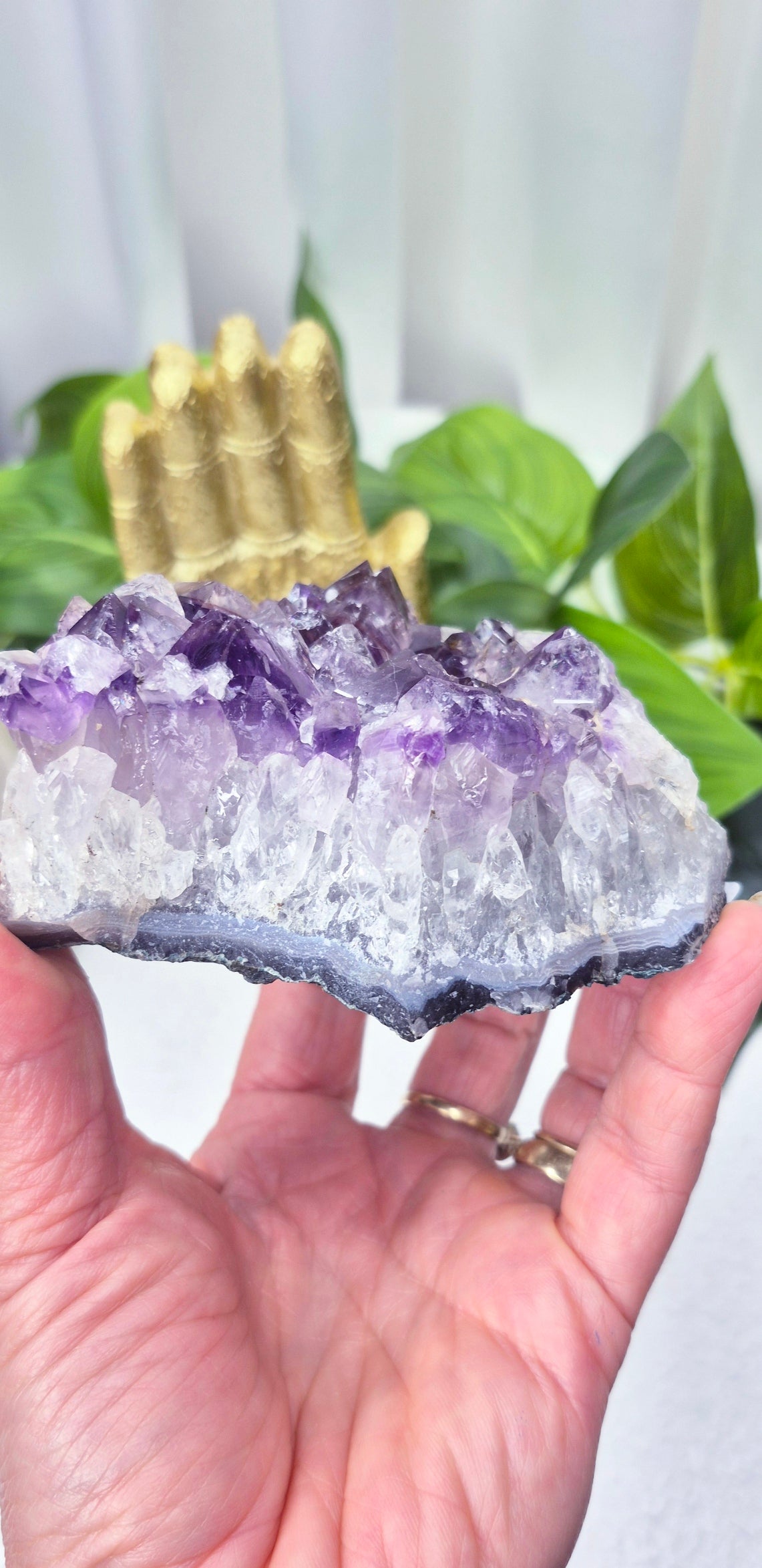Raw Brazilian Amethyst Cluster #E