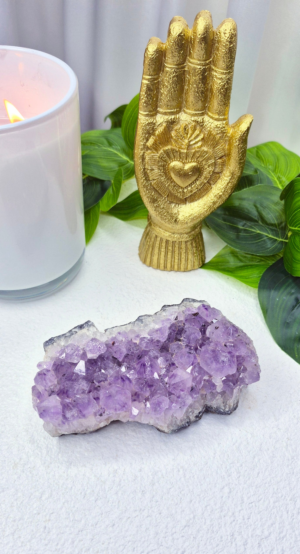 Raw Brazilian Amethyst Cluster #G