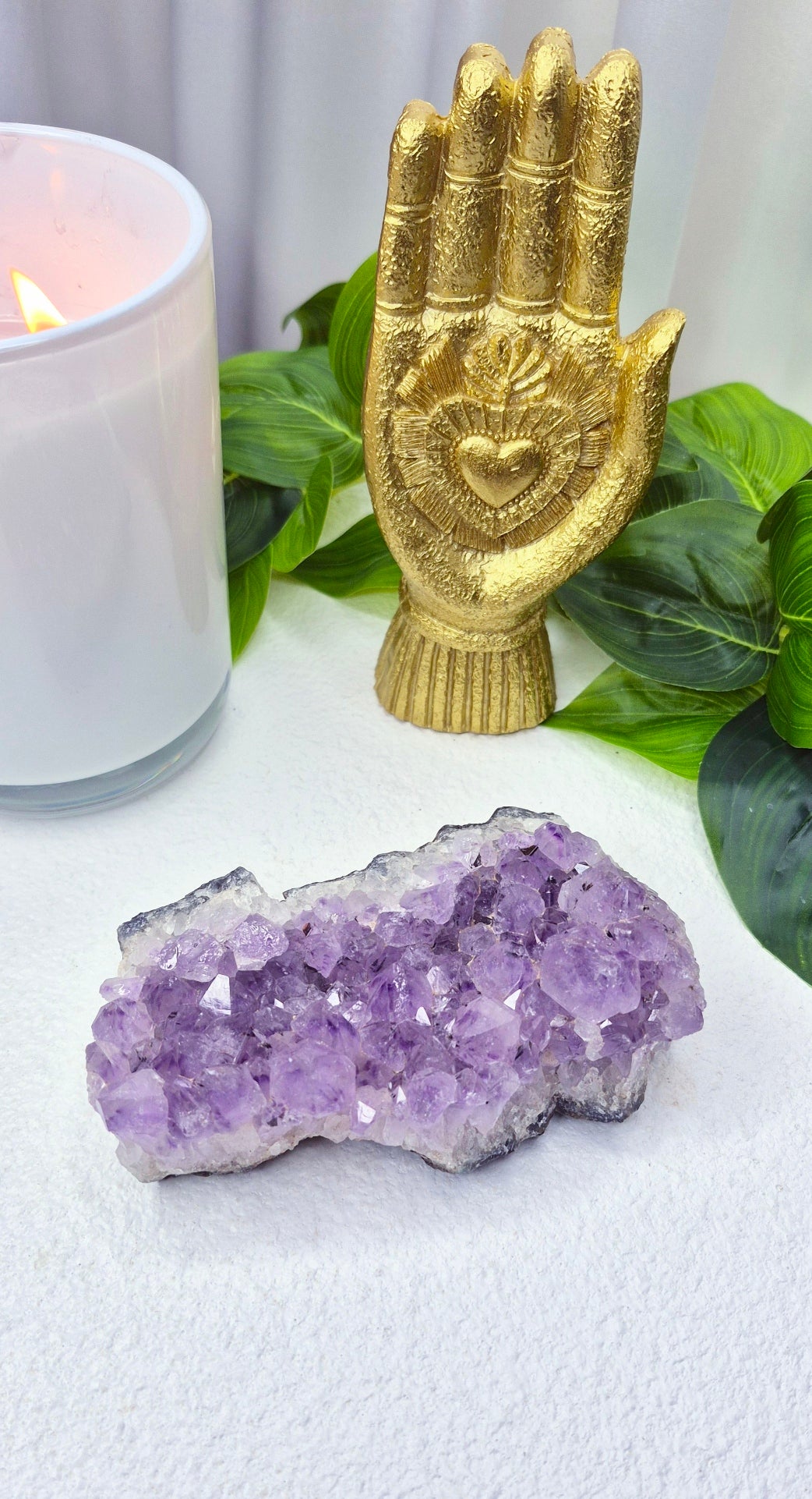 Raw Brazilian Amethyst Cluster #G