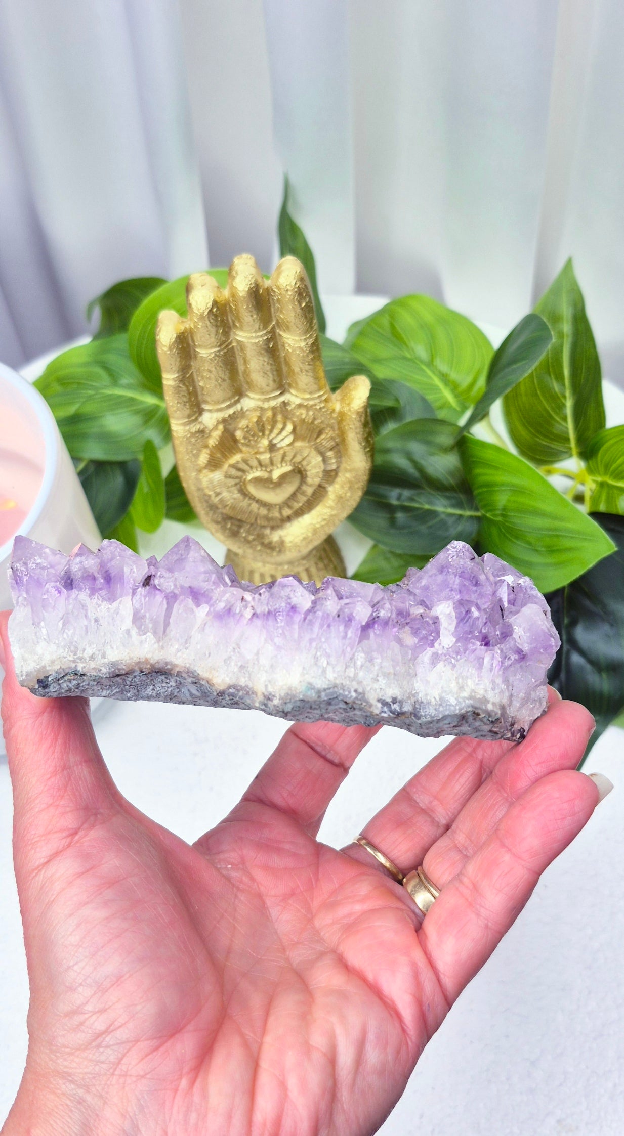 Raw Brazilian Amethyst Cluster #G