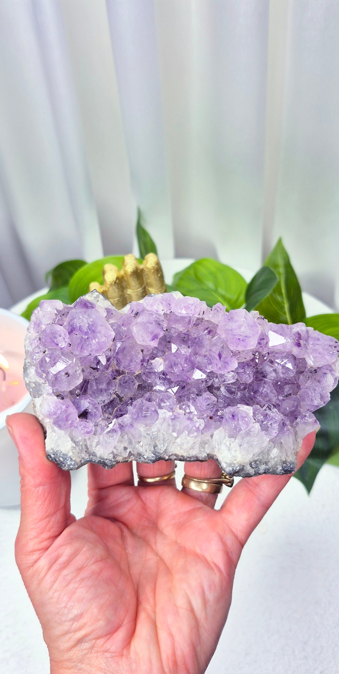 Raw Brazilian Amethyst Cluster #G