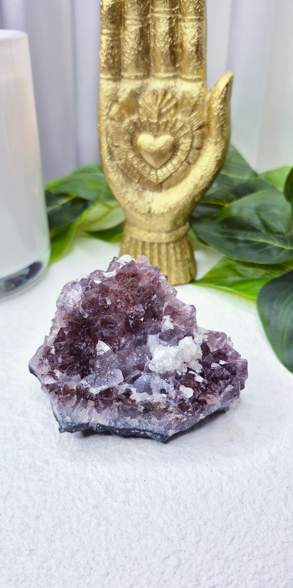 Raw Brazilian Amethyst Cluster #H