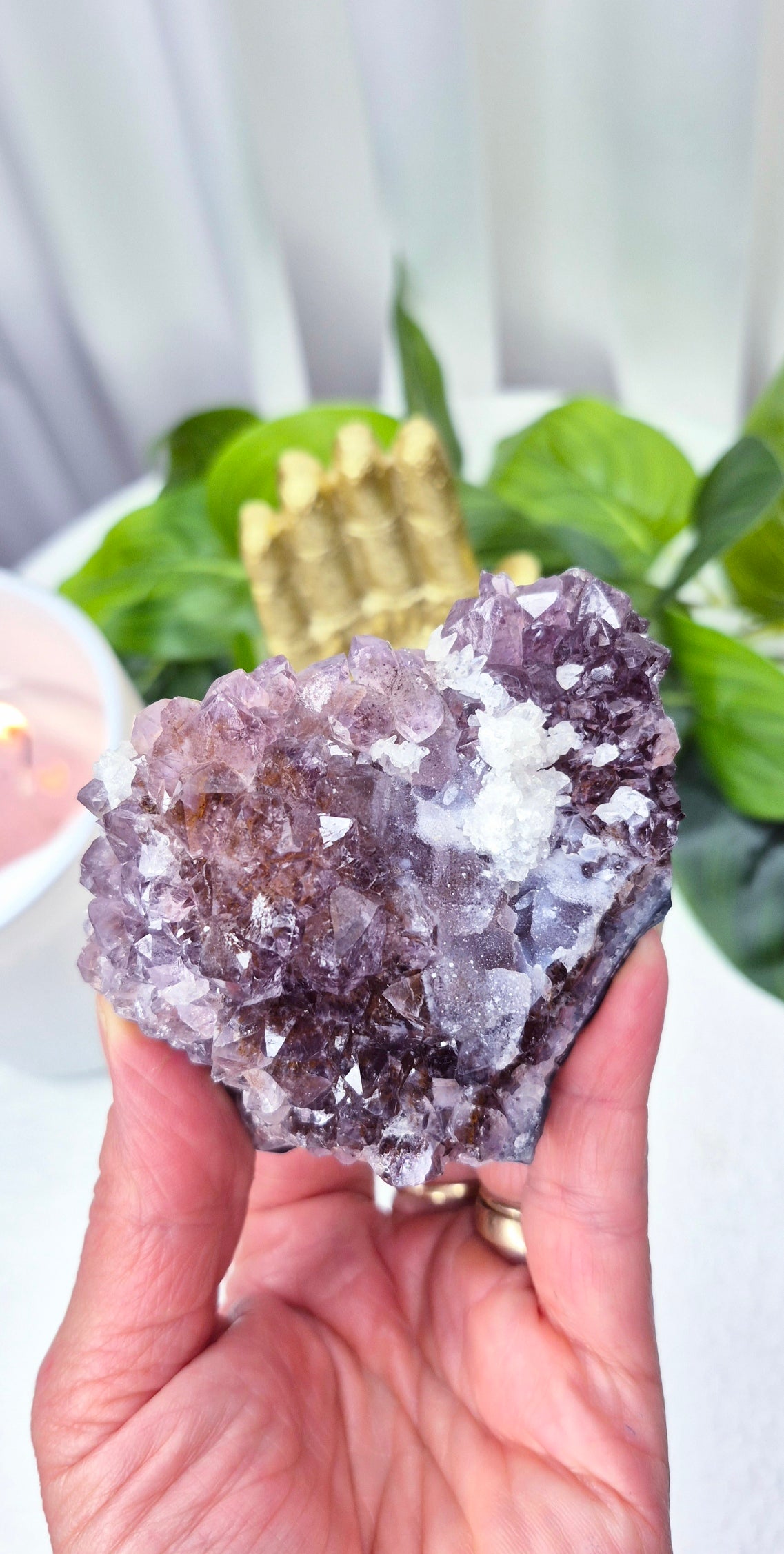 Raw Brazilian Amethyst Cluster #H