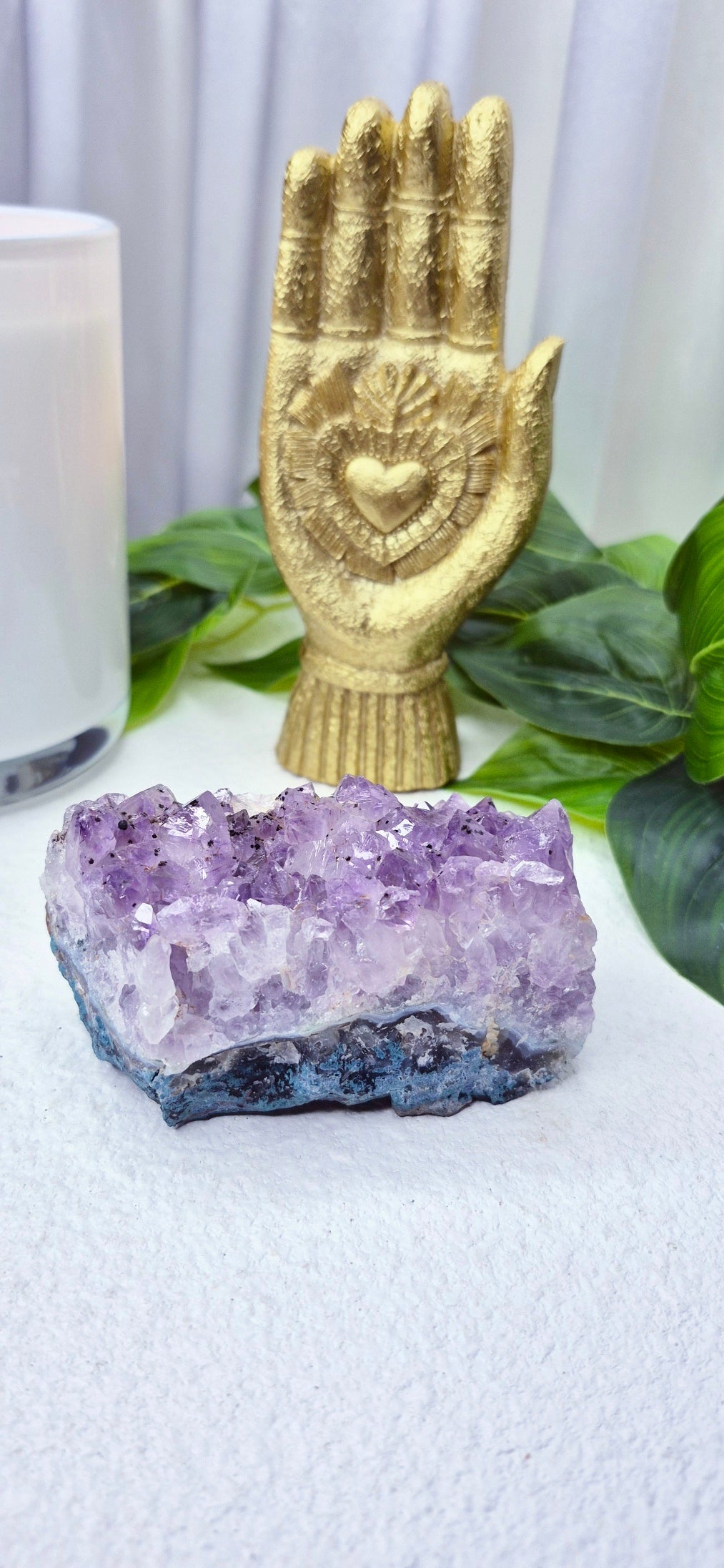 Raw Brazilian Amethyst Cluster #J
