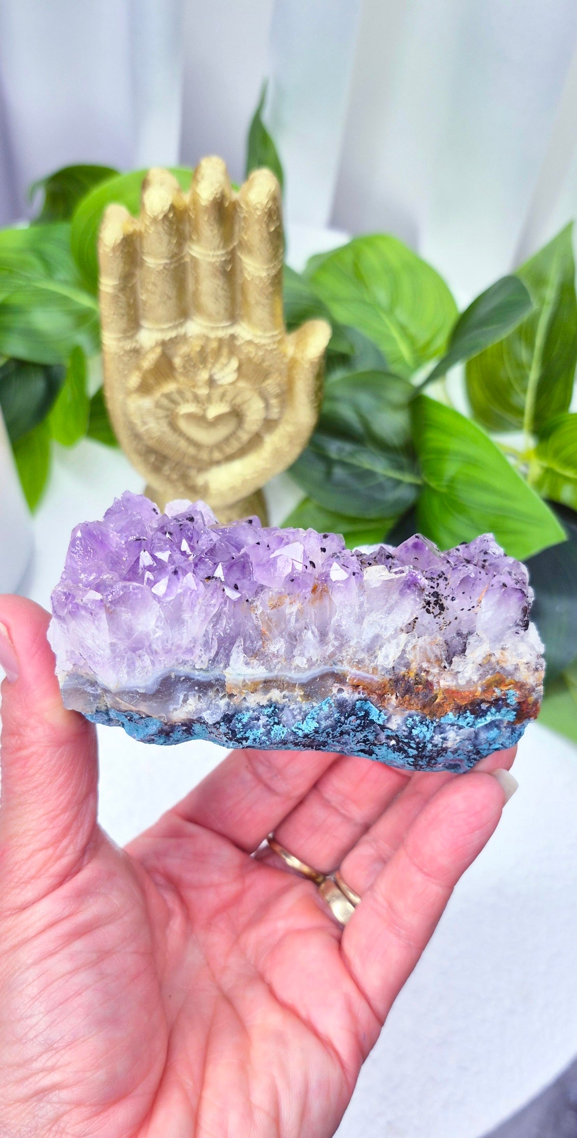 Raw Brazilian Amethyst Cluster #J