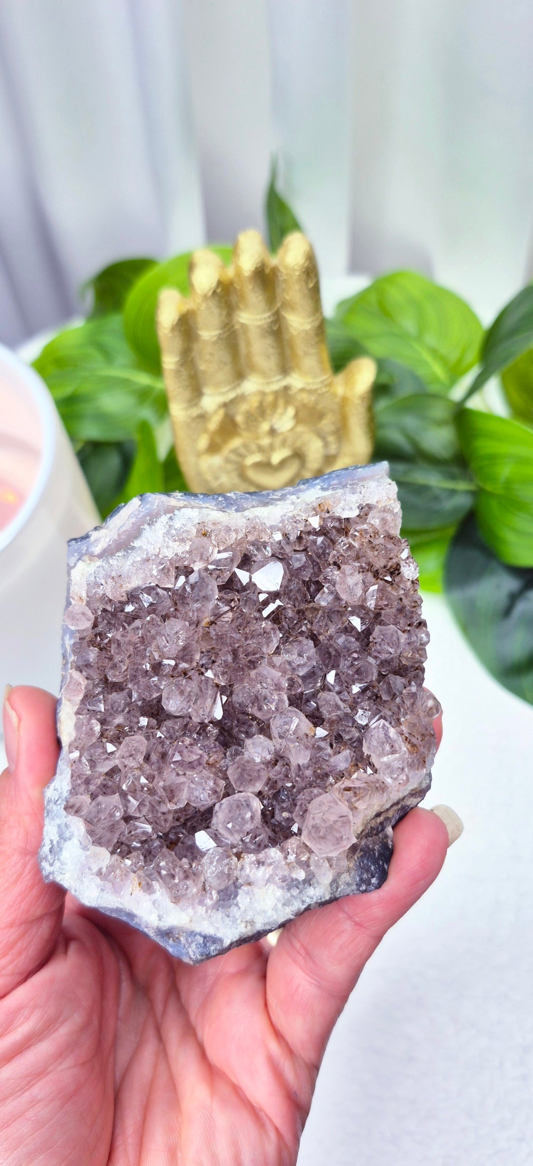 Raw Brazilian Amethyst Cluster #K