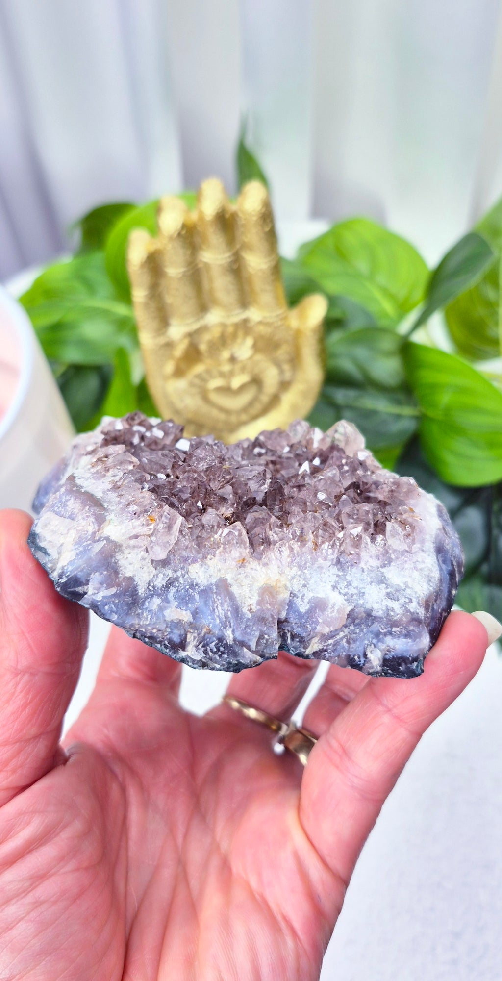 Raw Brazilian Amethyst Cluster #K