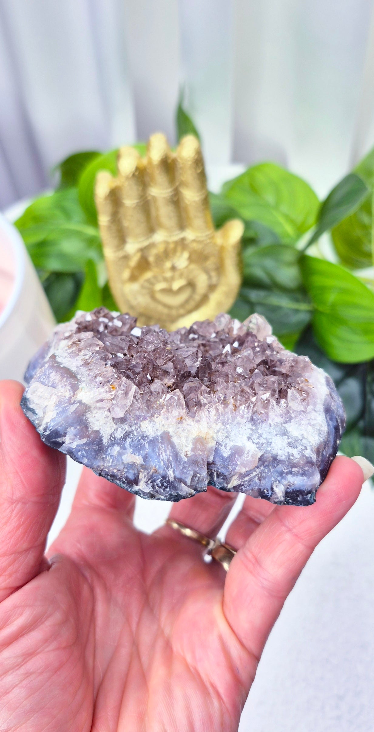 Raw Brazilian Amethyst Cluster #K