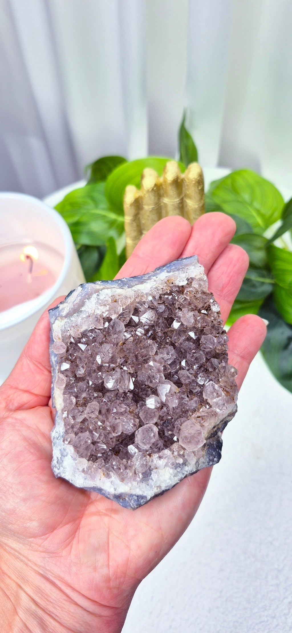 Raw Brazilian Amethyst Cluster #K