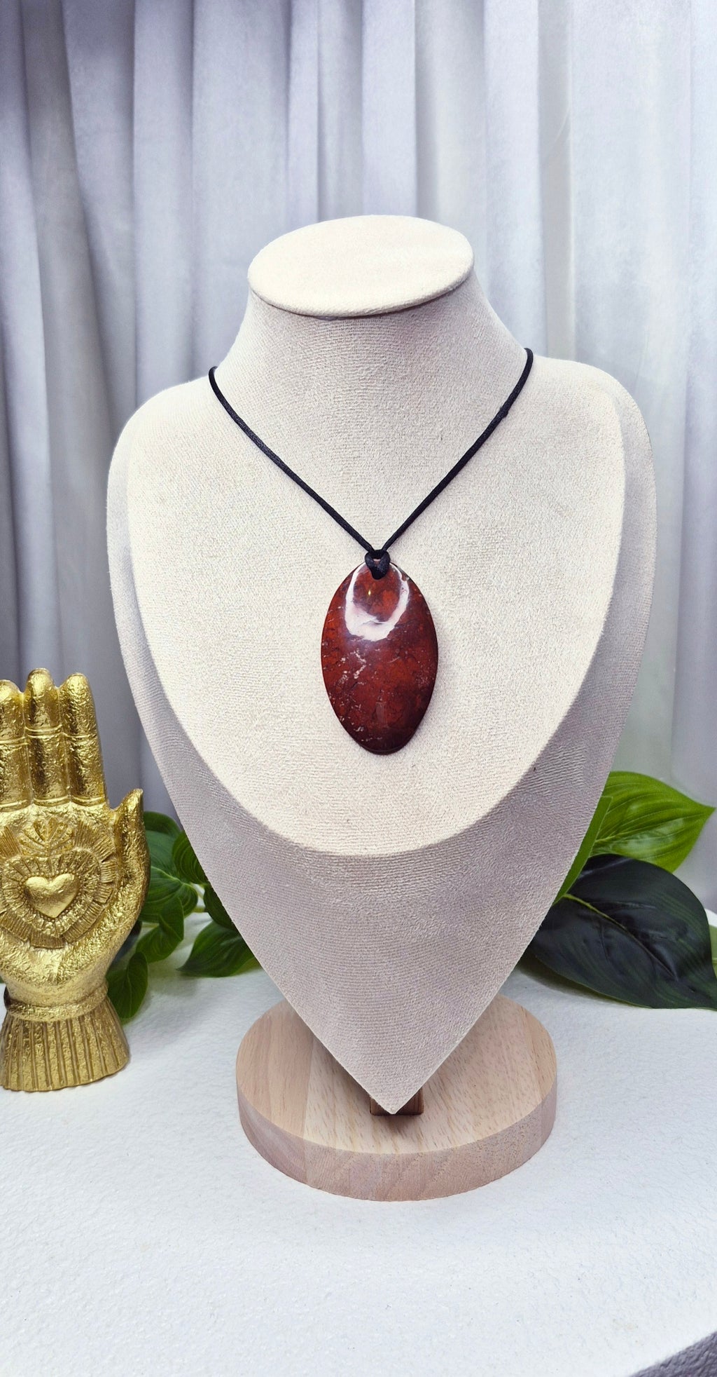 Ocean Jasper oval Pendant #C