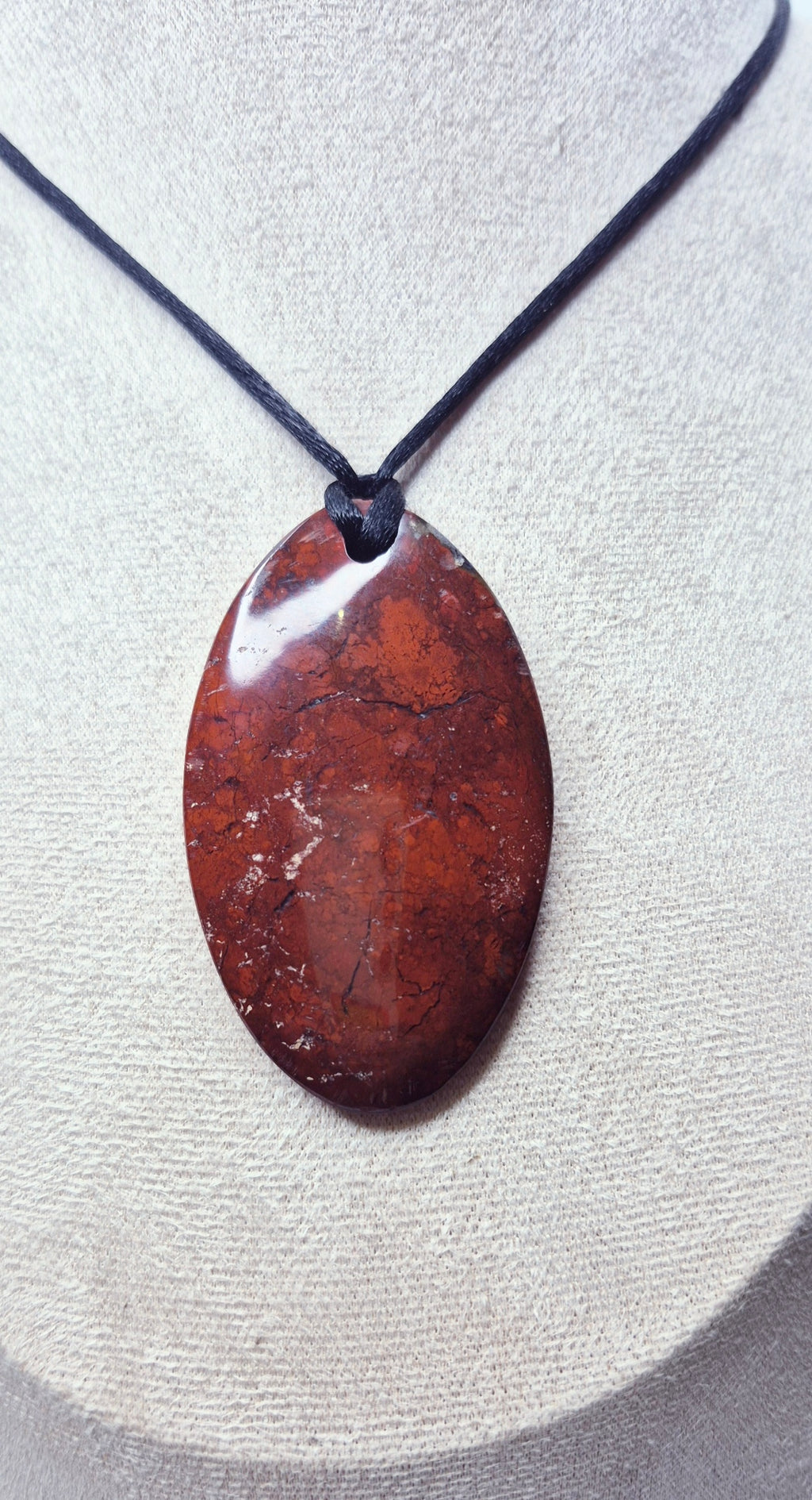 Ocean Jasper oval Pendant #C