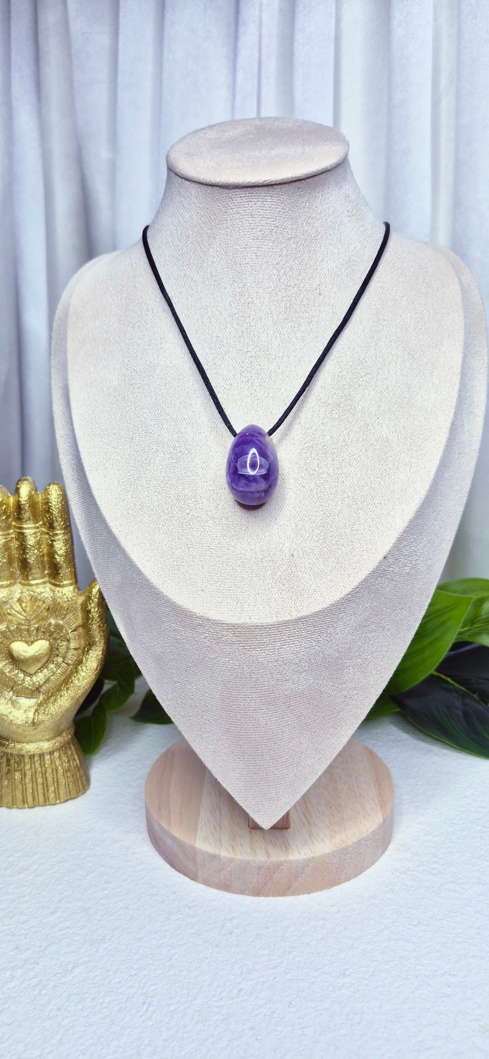 Dream Amethyst Egg Pendant