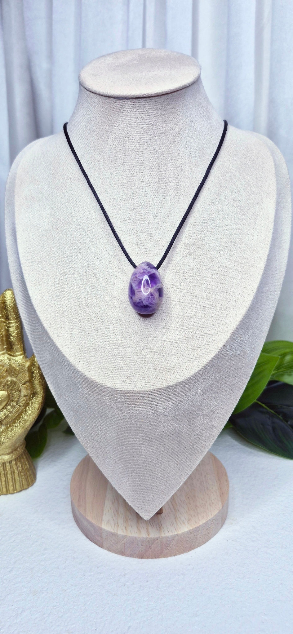 Dream Amethyst Egg Pendant