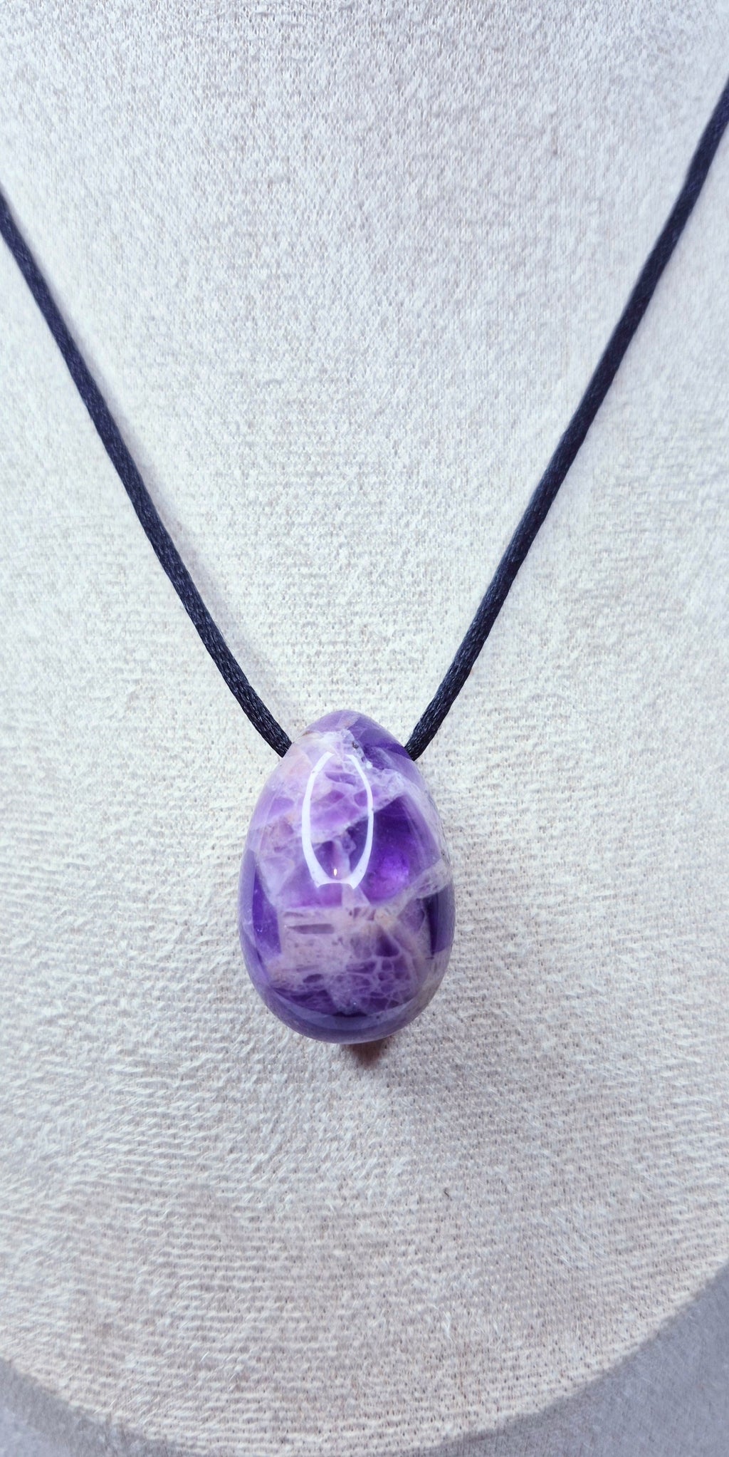 Dream Amethyst Egg Pendant