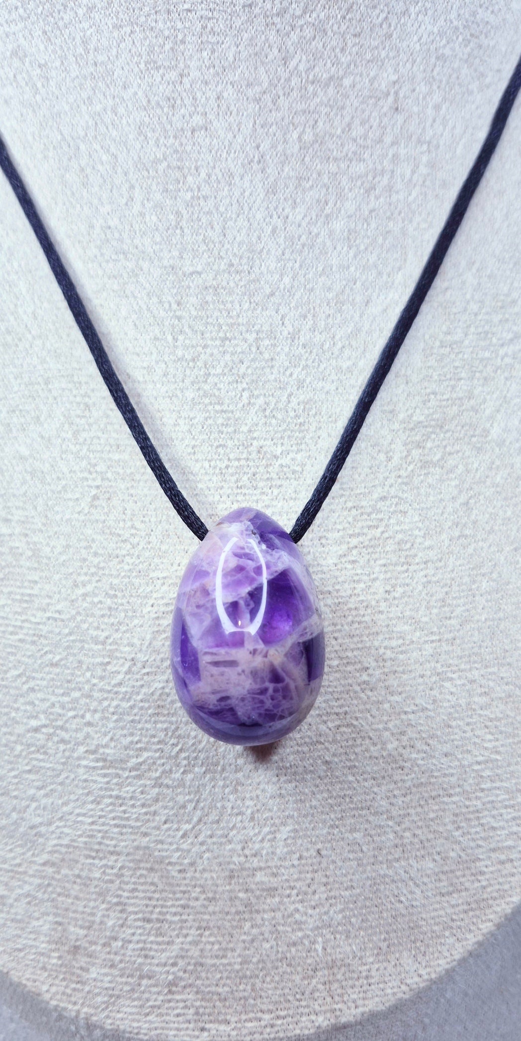 Dream Amethyst Egg Pendant