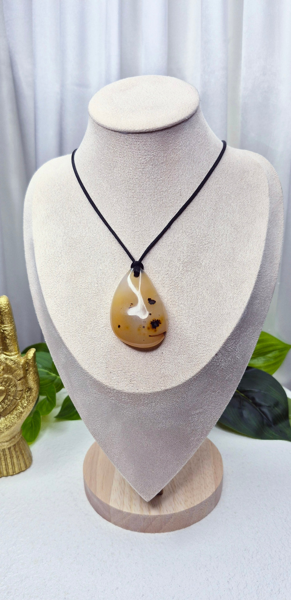 Dendritic Agate Pendant