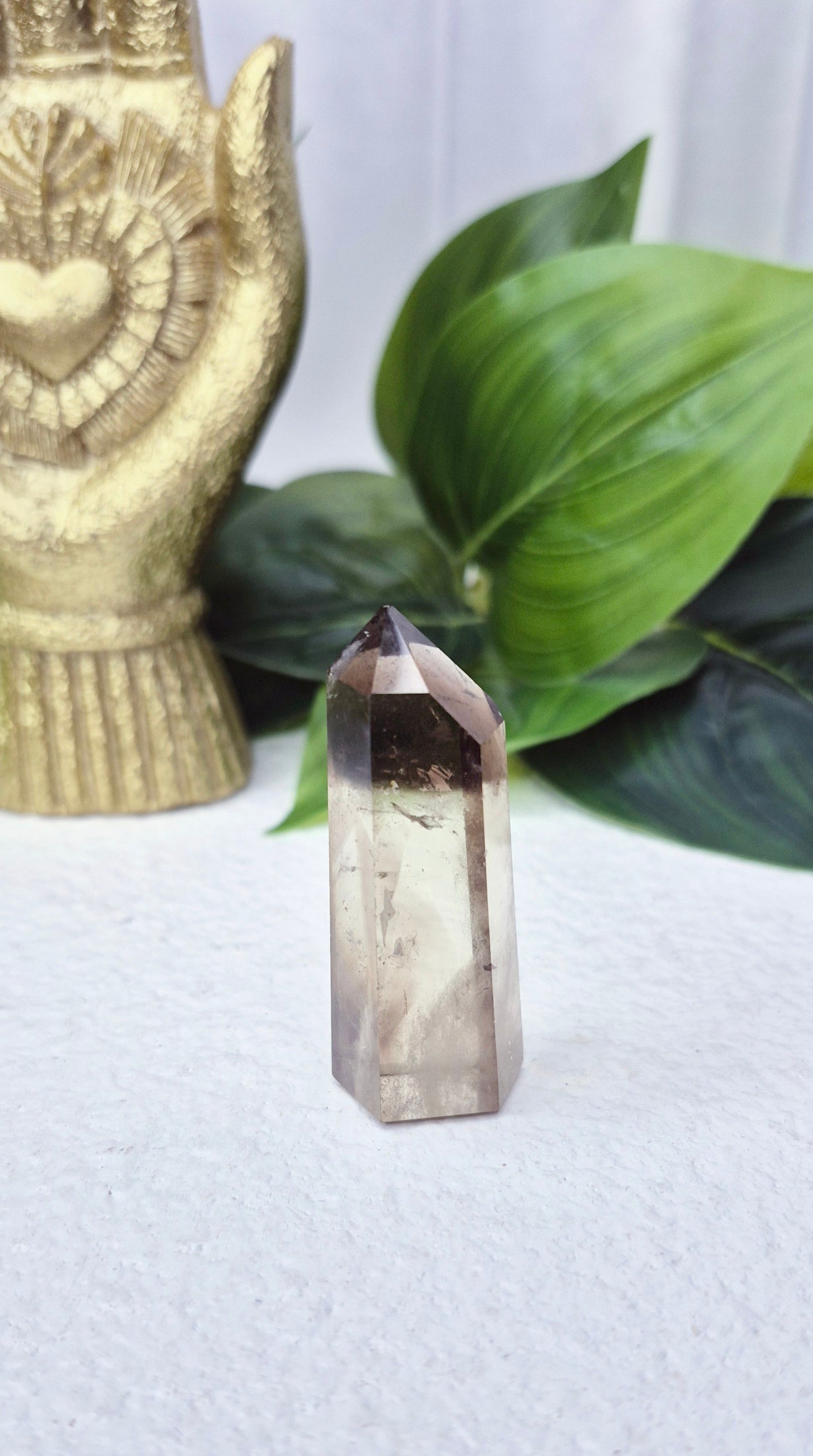 A Grade Smoky Citrine Point (Natural Untreated)